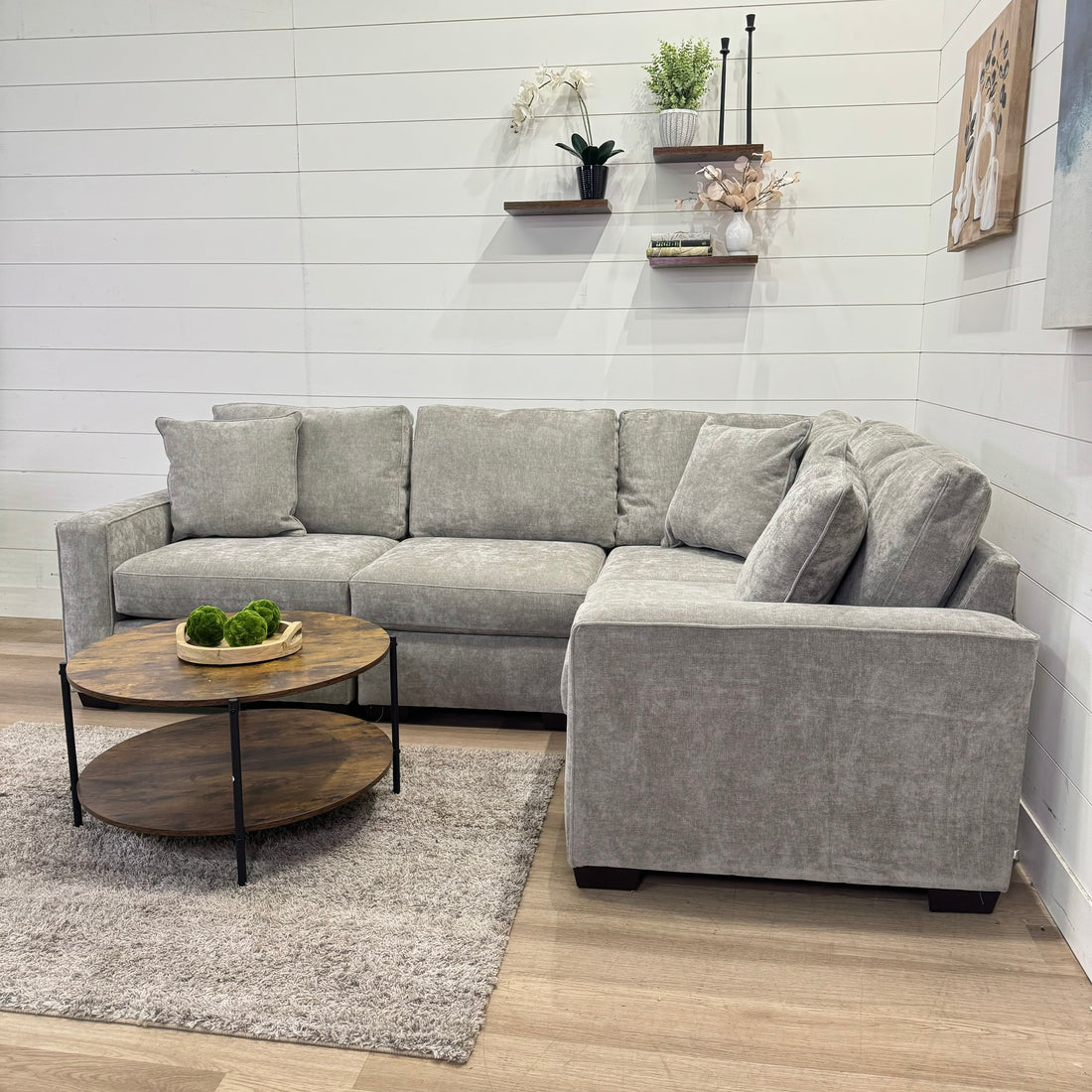 Haven Modular Ash 5 Piece Sectional Sofa