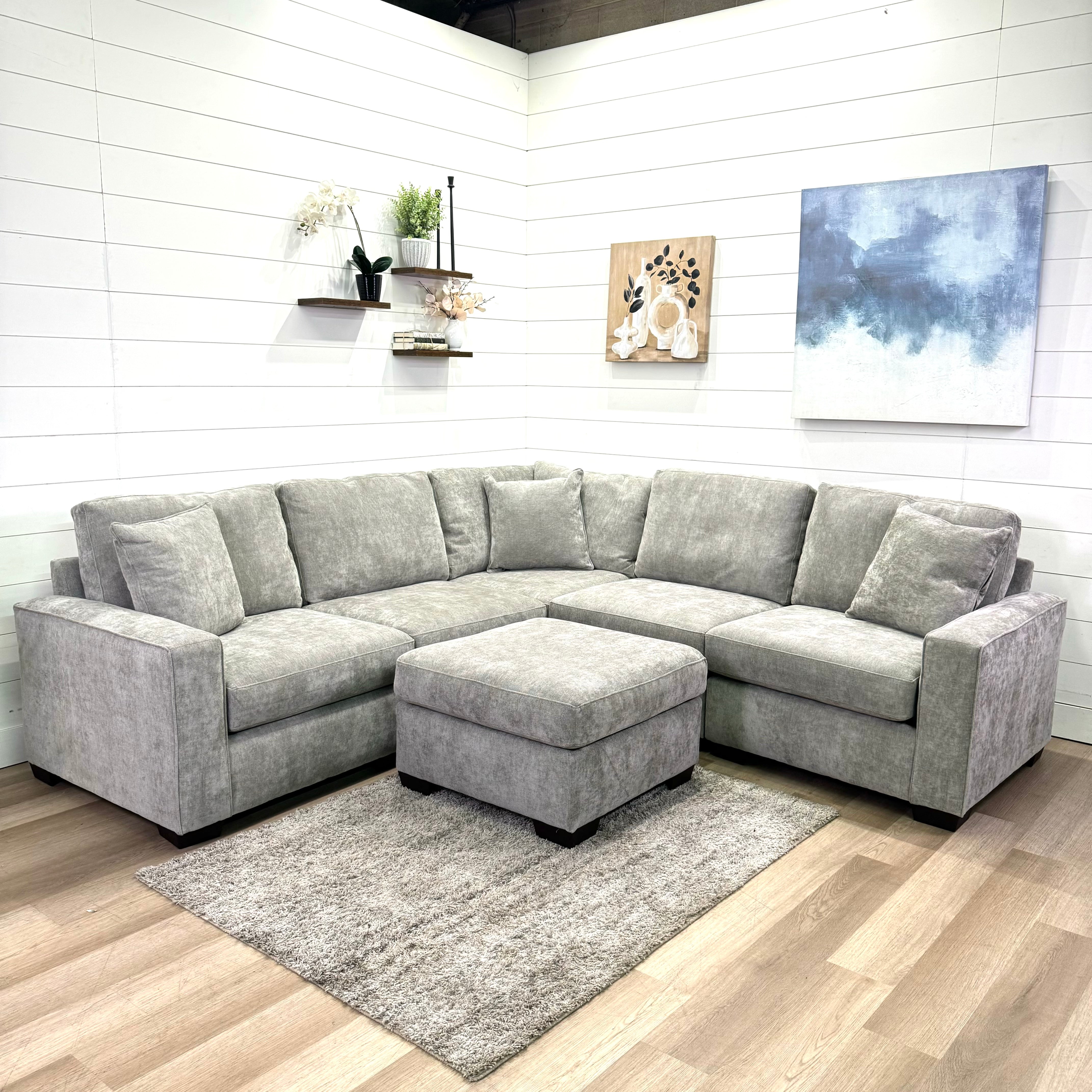 Haven Modular Ash 6 Piece Sectional Sofa