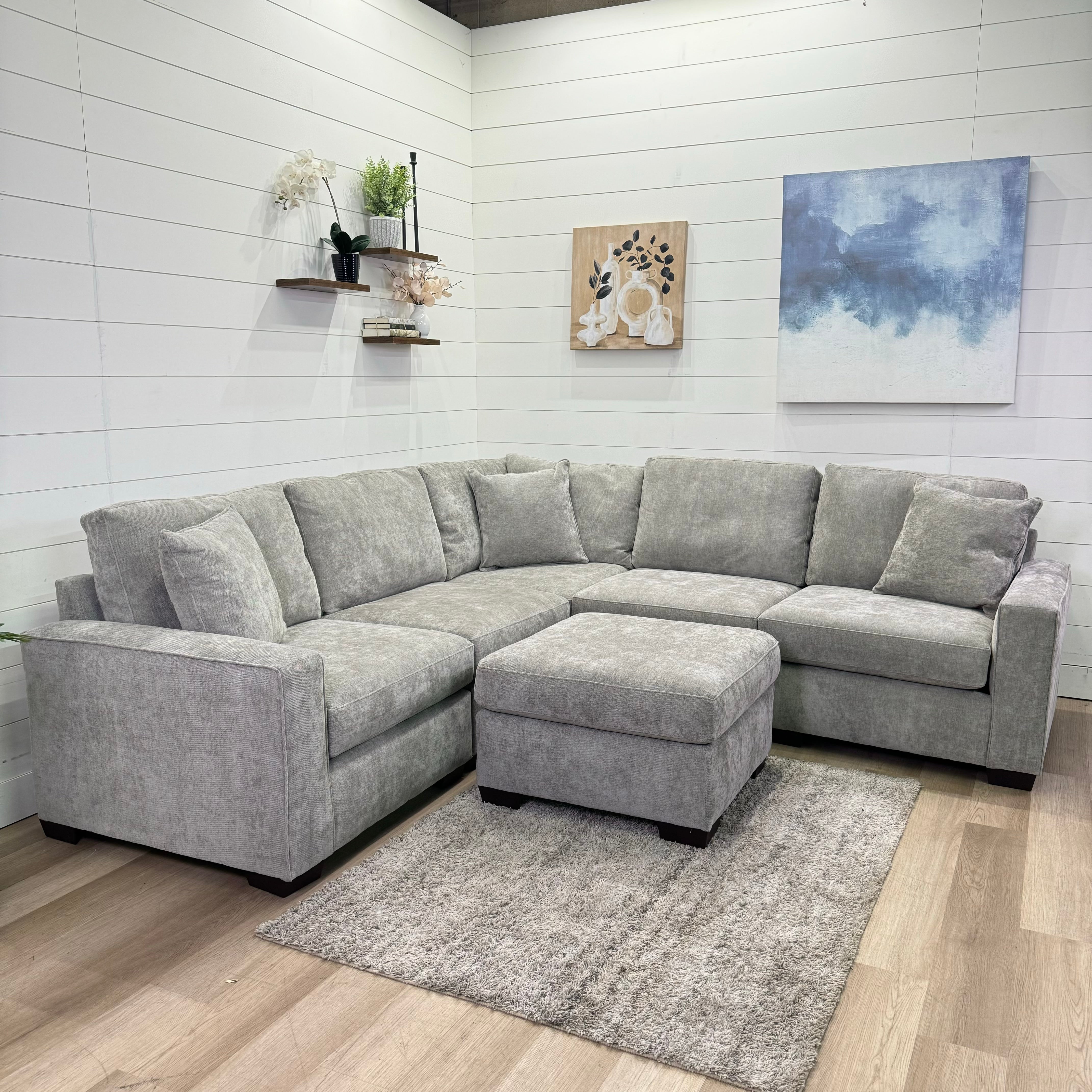 Haven Modular Ash 6 Piece Sectional Sofa
