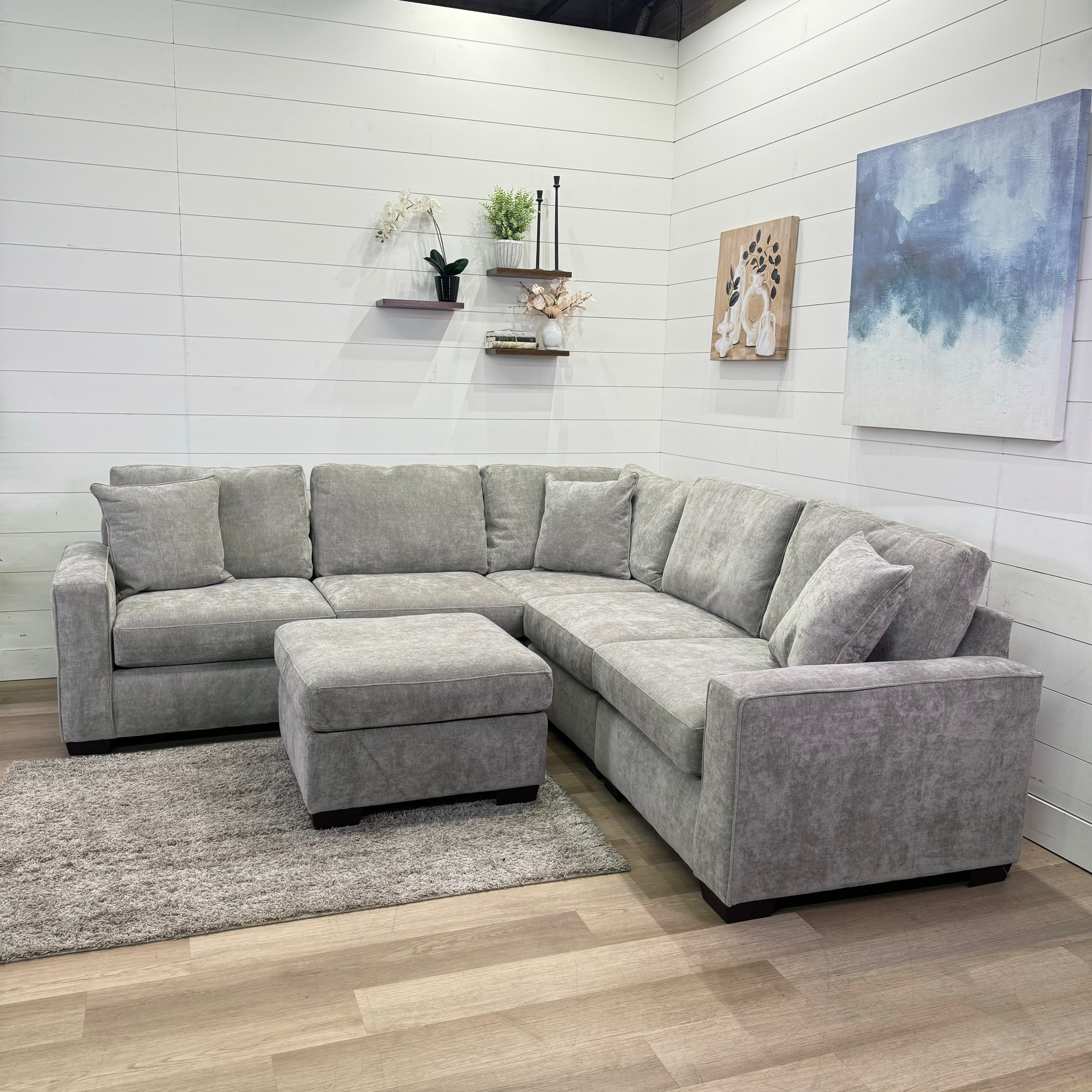 Haven Modular Ash 6 Piece Sectional Sofa