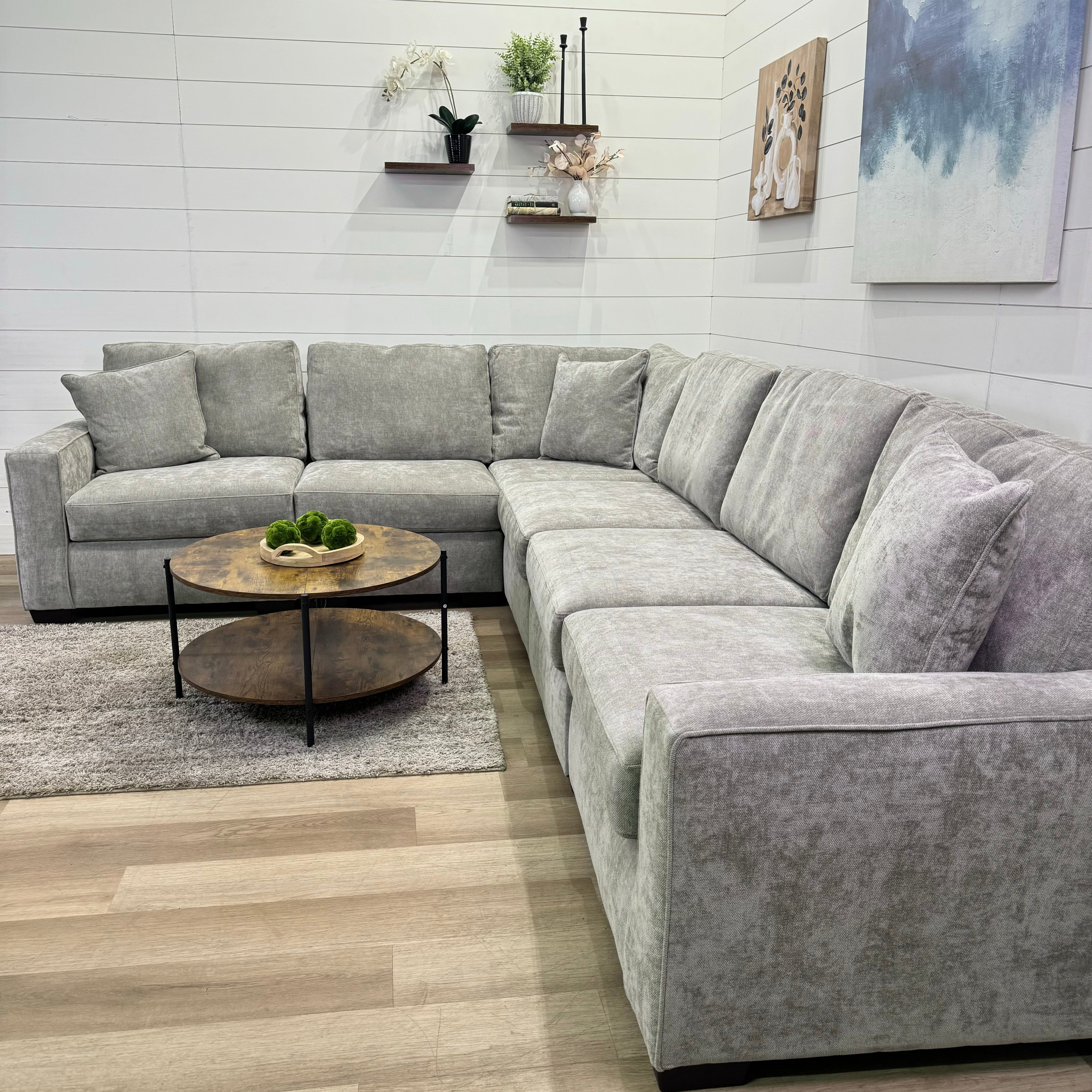 Haven Modular Ash 7 Piece Sectional Sofa