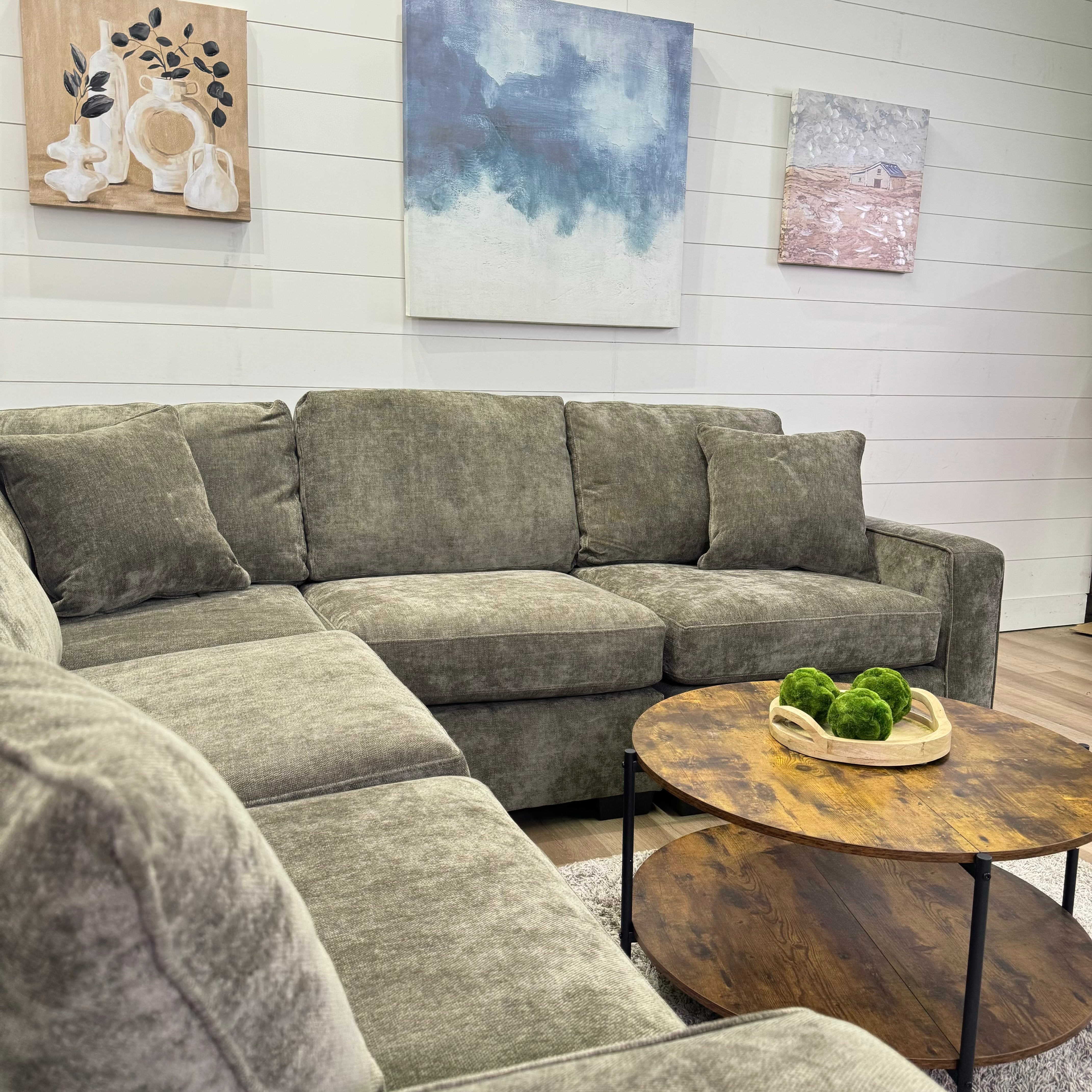 Haven Modular Mocha 6 Piece Sectional Sofa