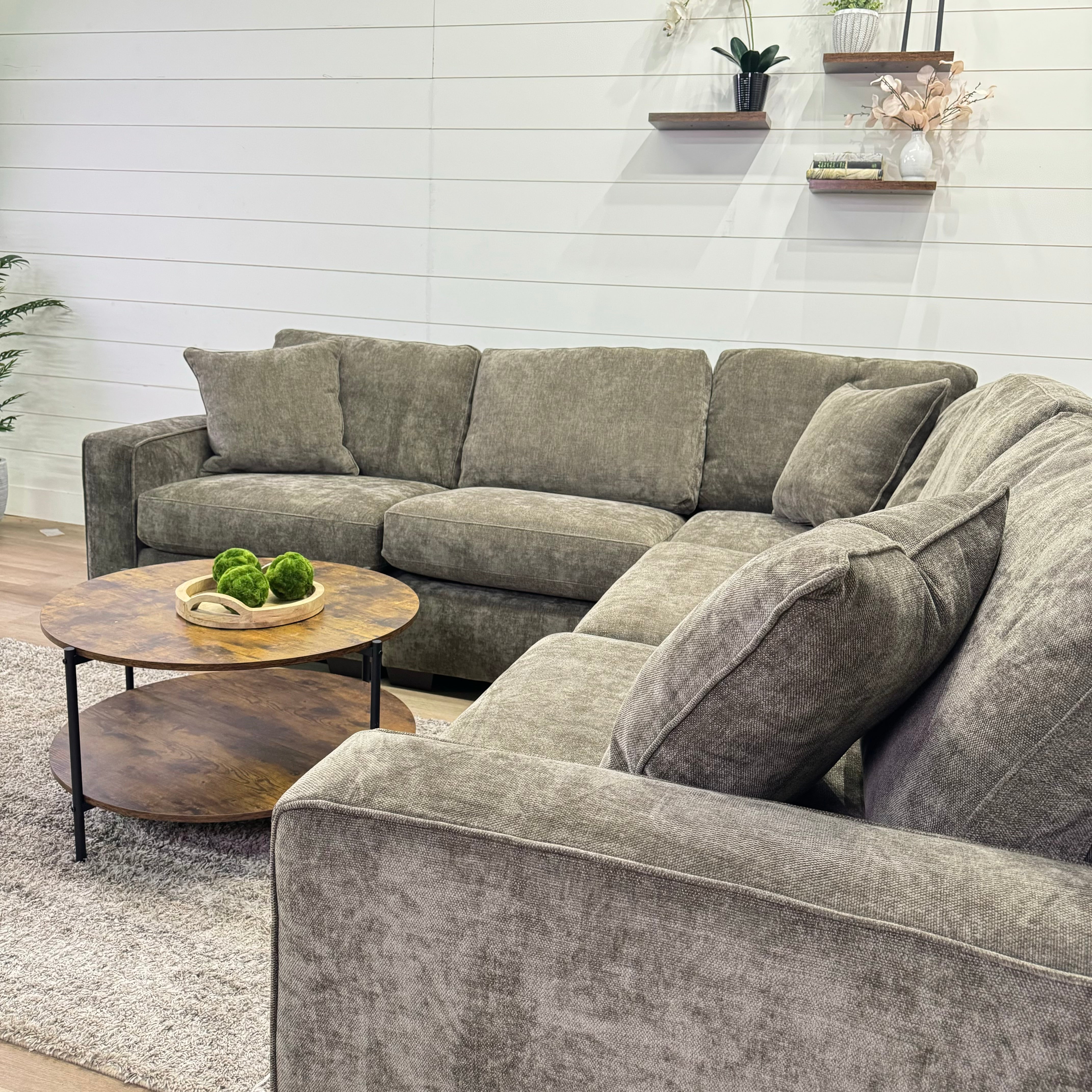 Haven Modular Mocha 6 Piece Sectional Sofa