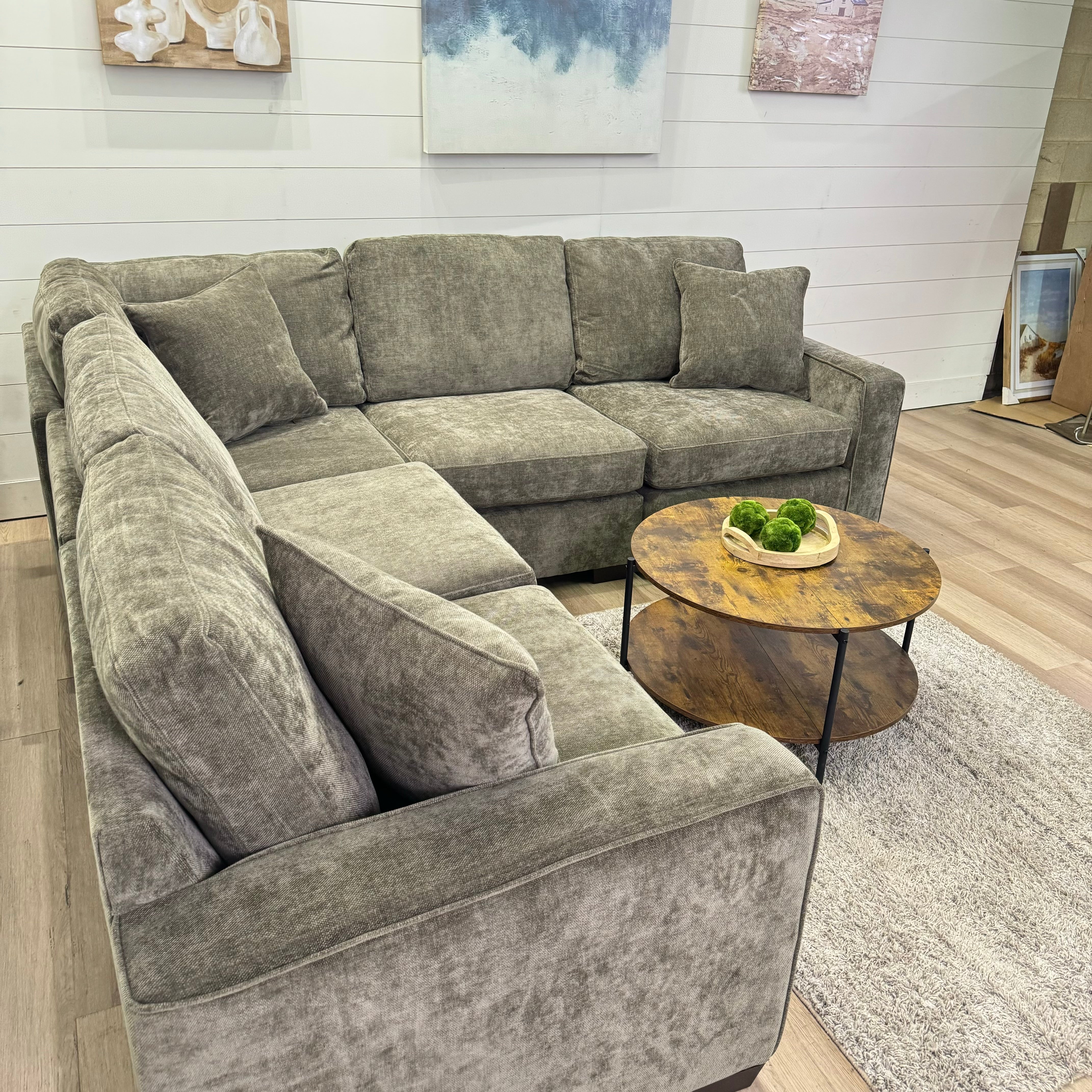 Haven Modular Mocha 6 Piece Sectional Sofa