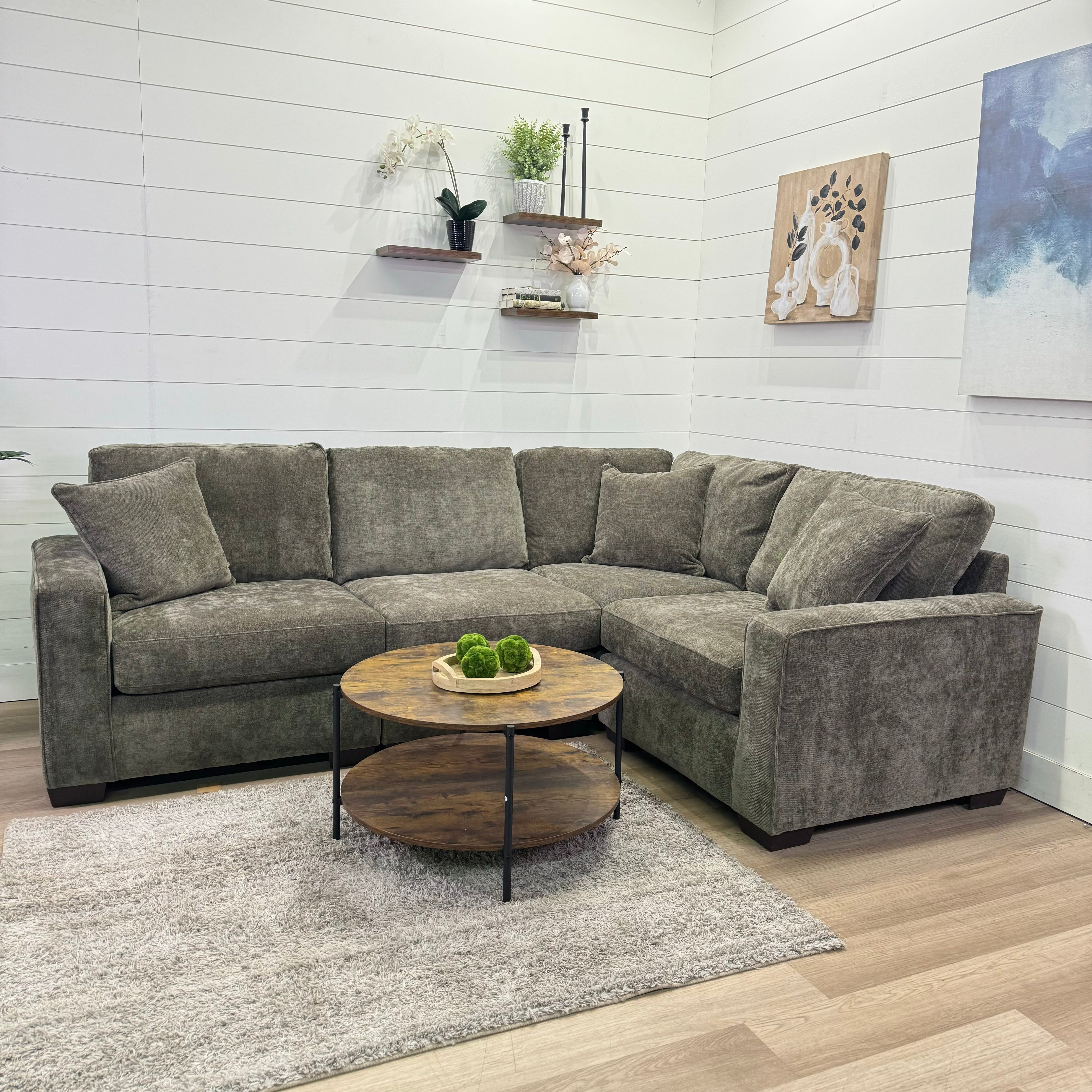 Haven Modular Mocha 5 Piece Sectional Sofa
