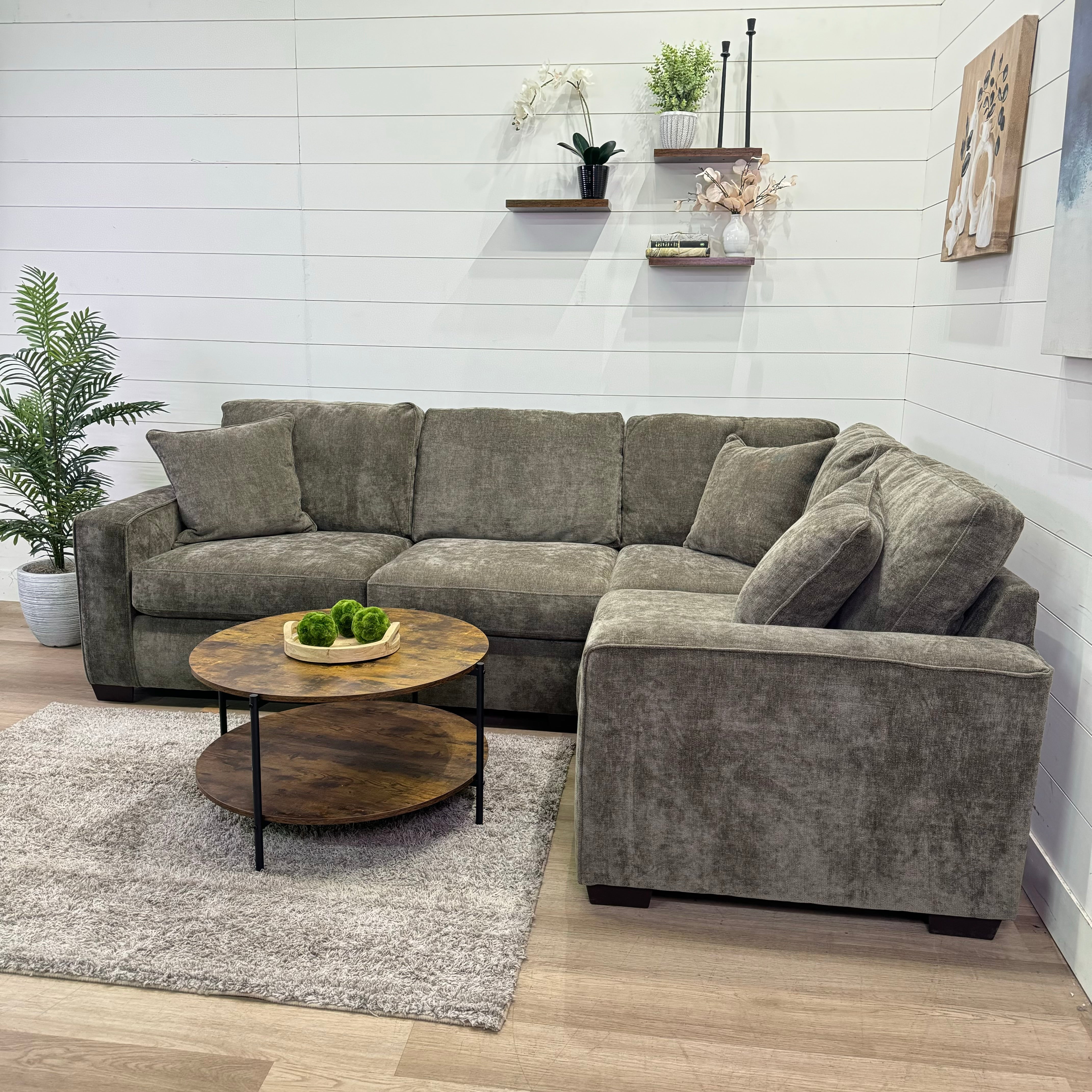 Haven Modular Mocha 5 Piece Sectional Sofa