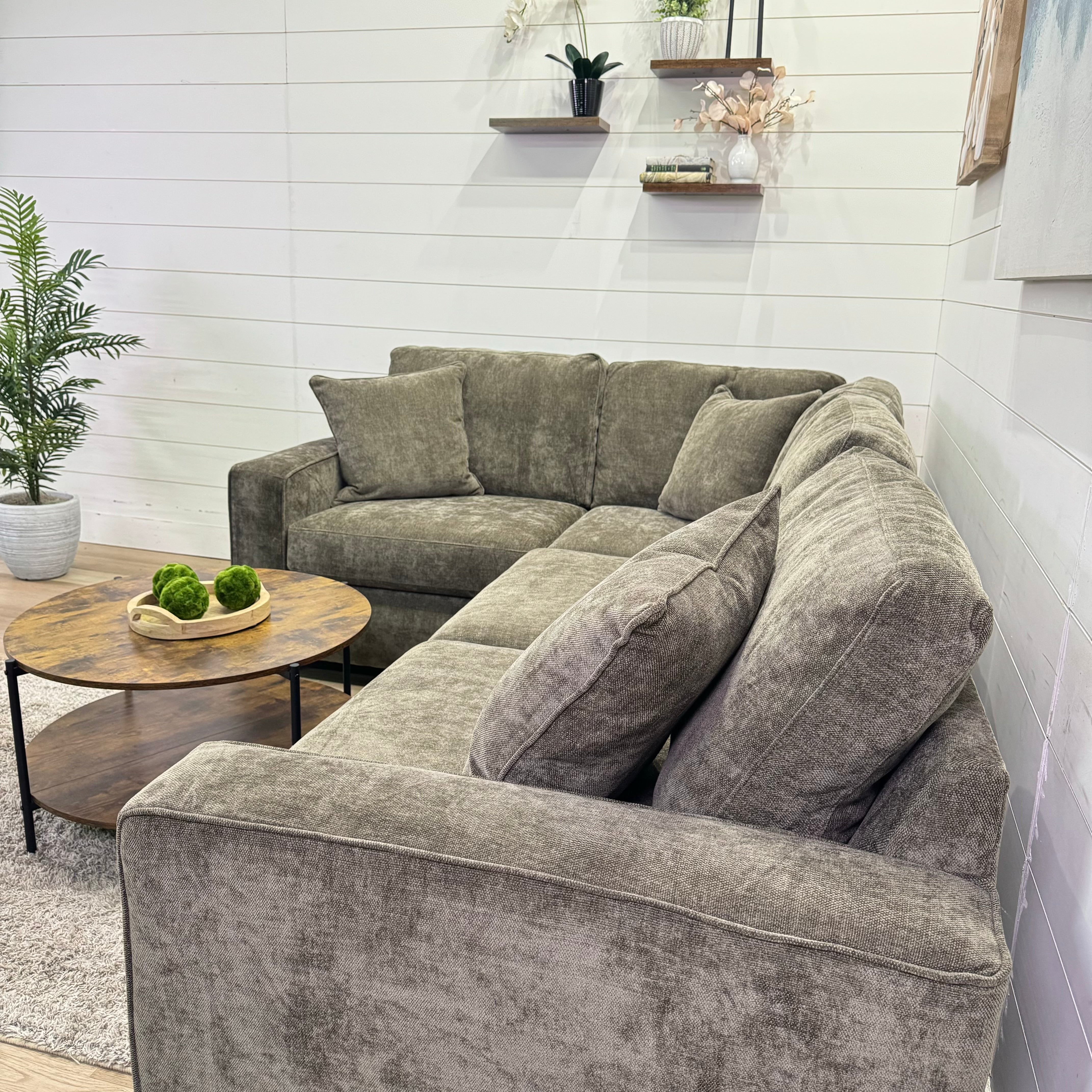 Haven Modular Mocha 5 Piece Sectional Sofa