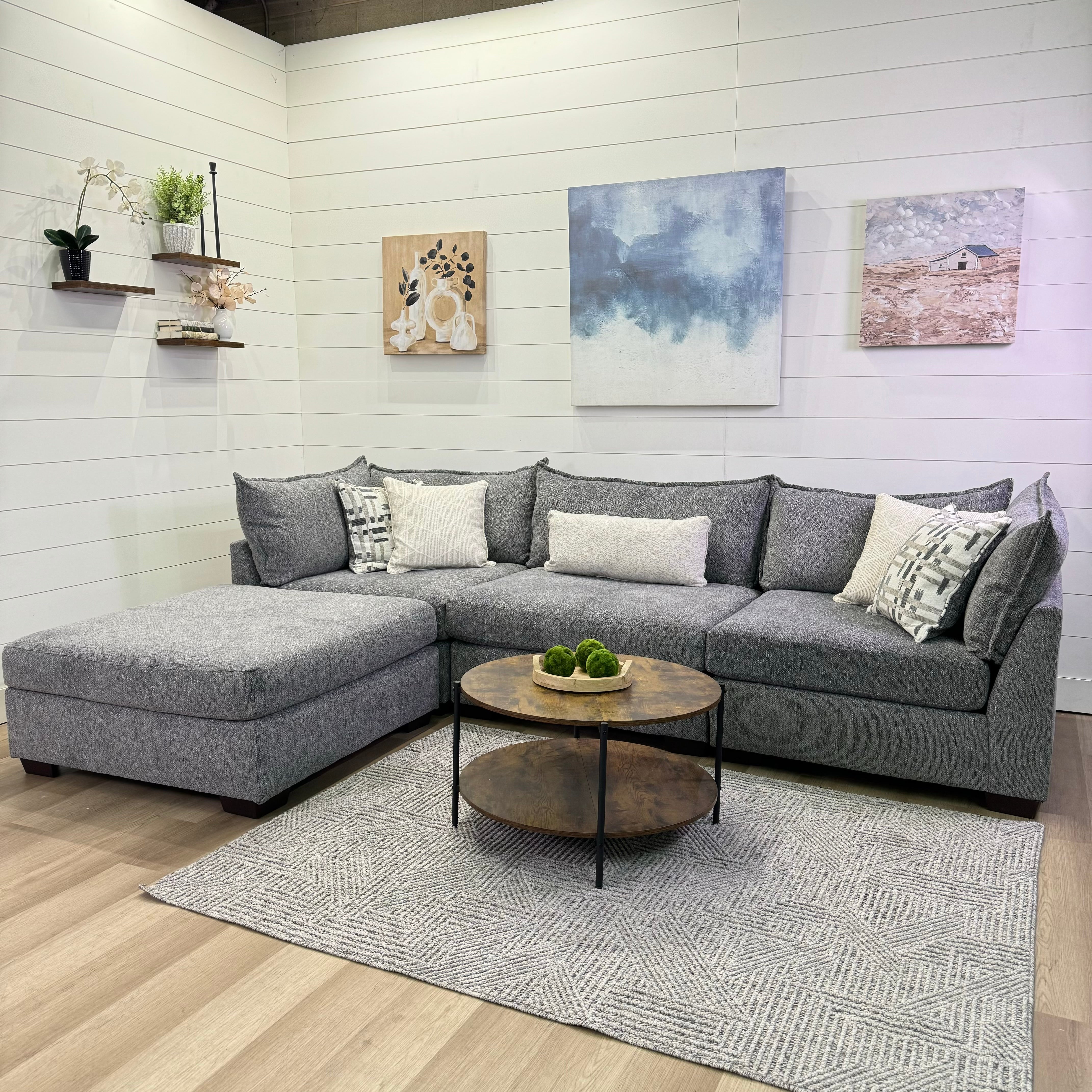 Lounge Modular 4 Piece Sectional