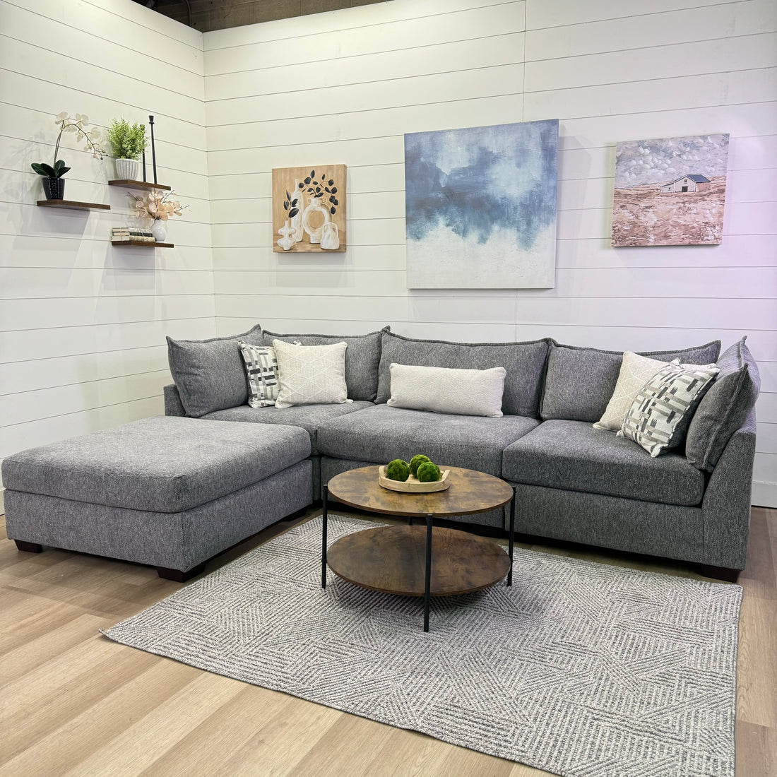 Lounge Modular 4 Piece Sectional
