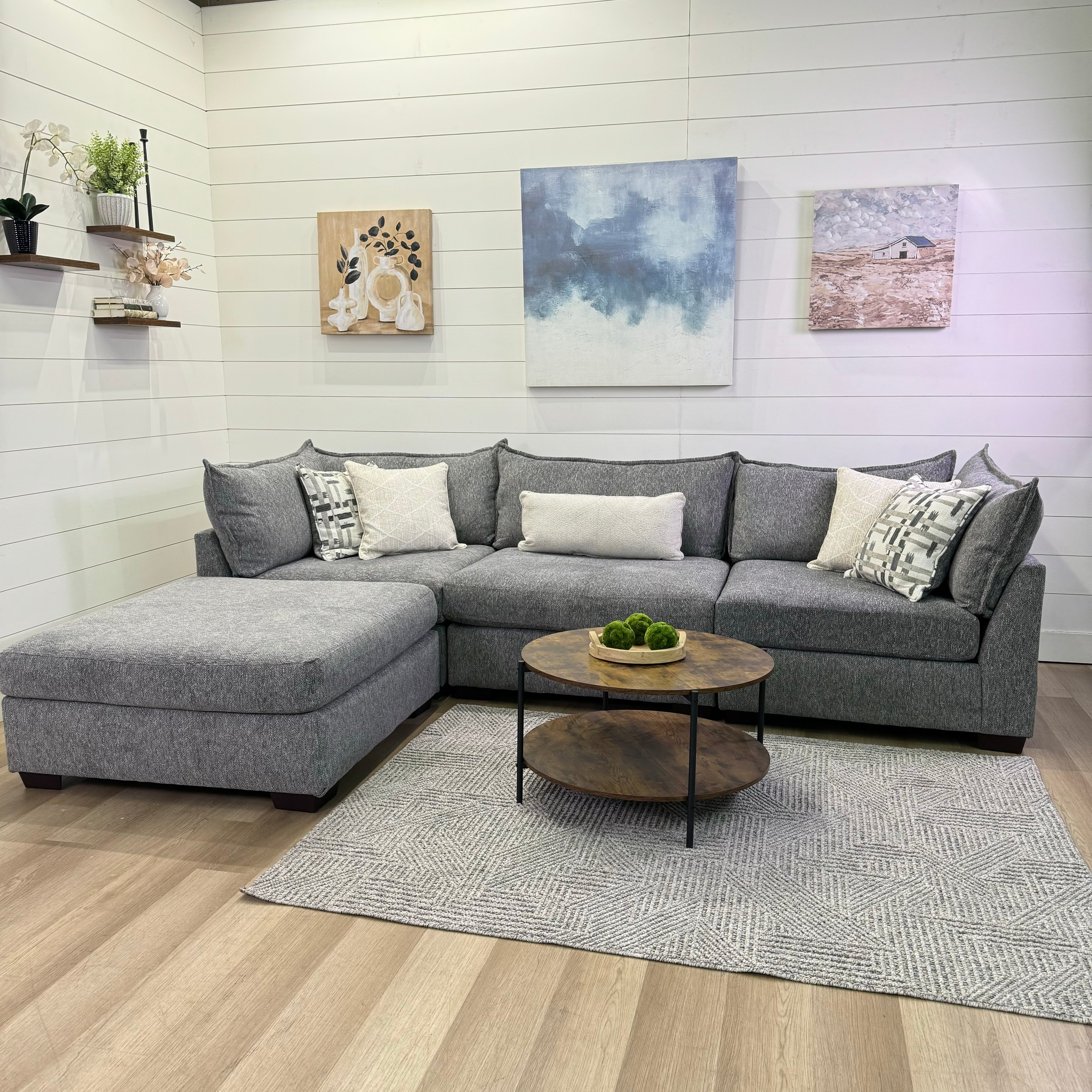 Lounge Modular 4 Piece Sectional