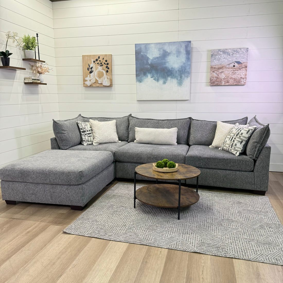 Lounge Modular 4 Piece Sectional