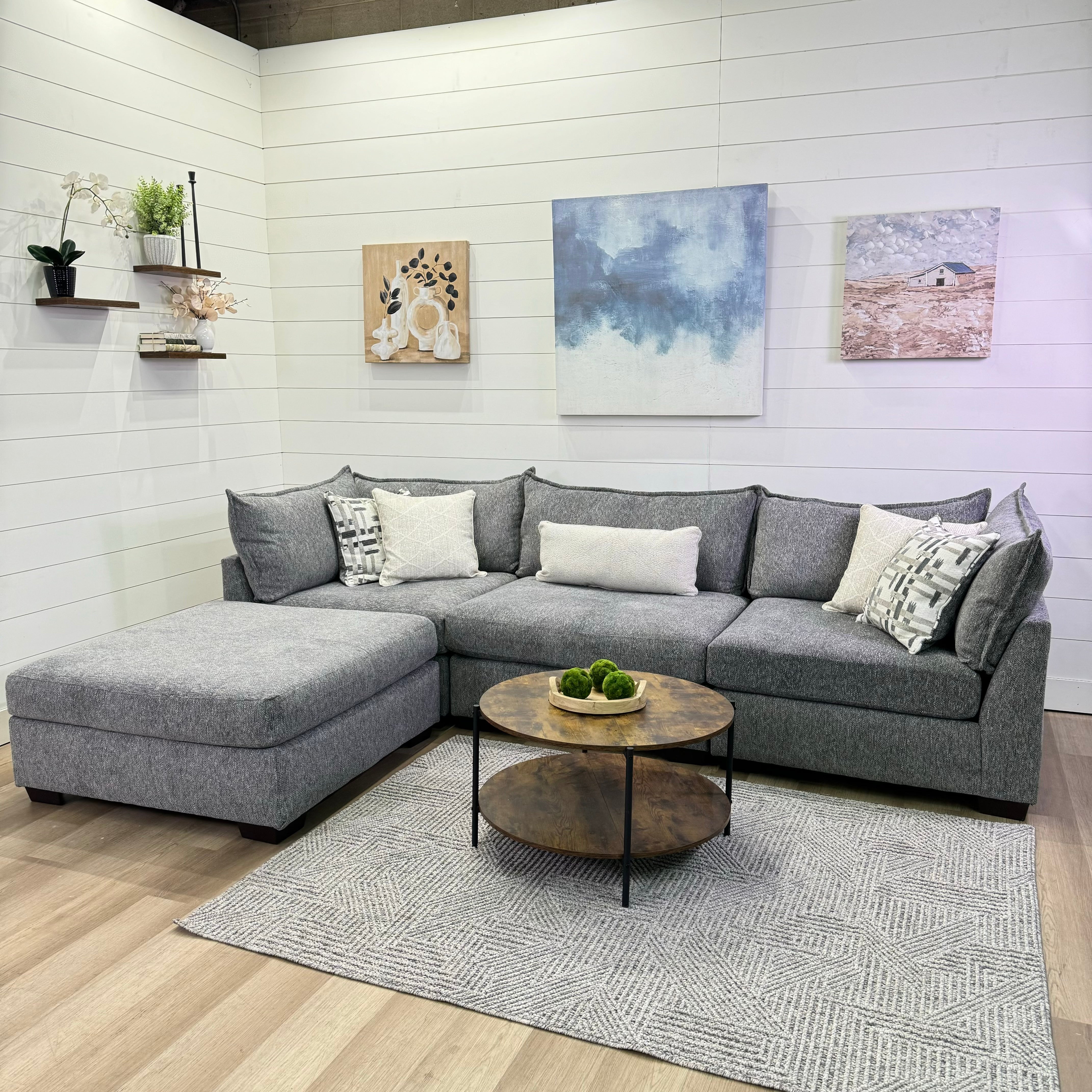 Lounge Modular 4 Piece Sectional