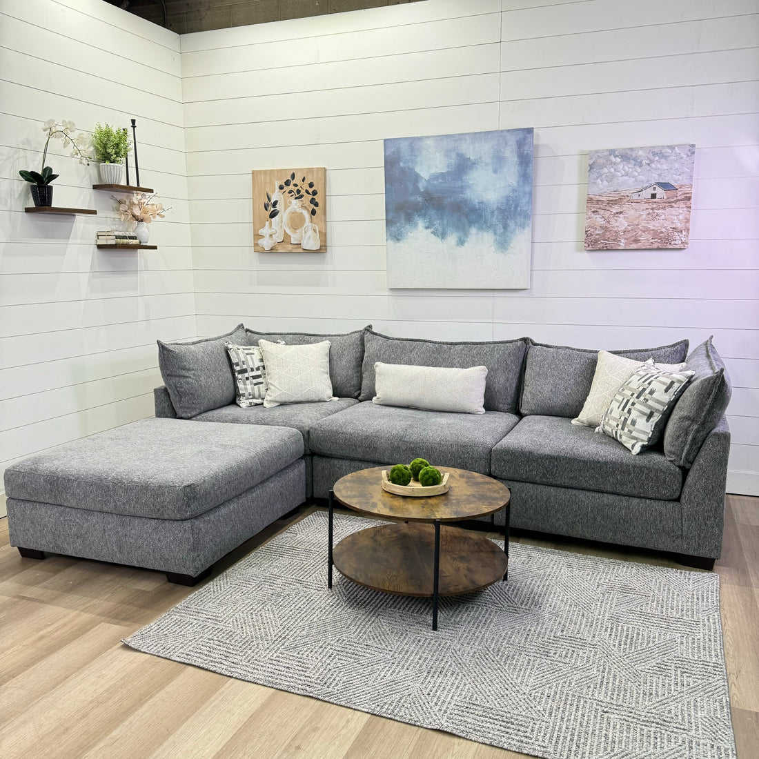 Lounge Modular 4 Piece Sectional