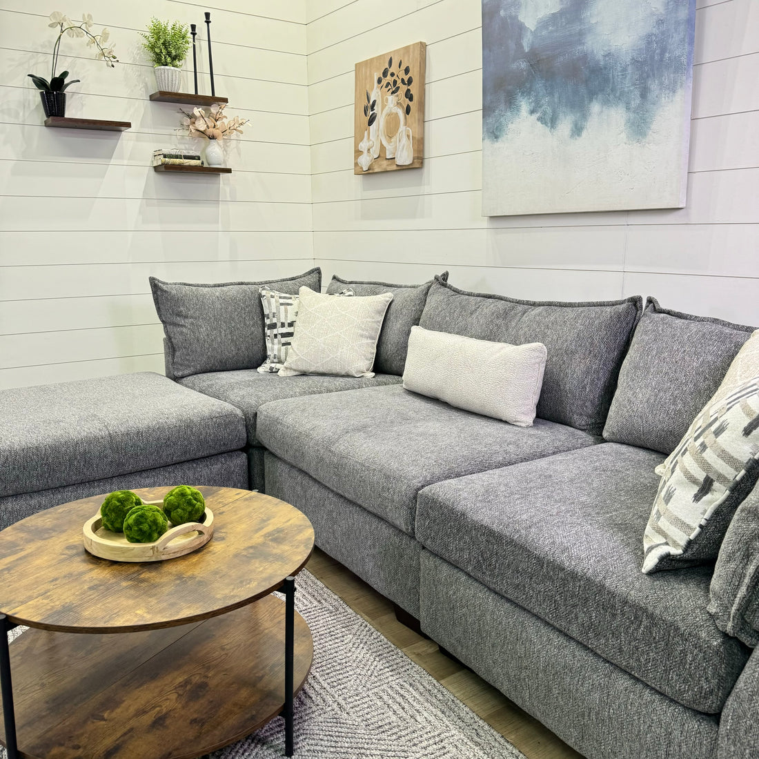 Lounge Modular 4 Piece Sectional