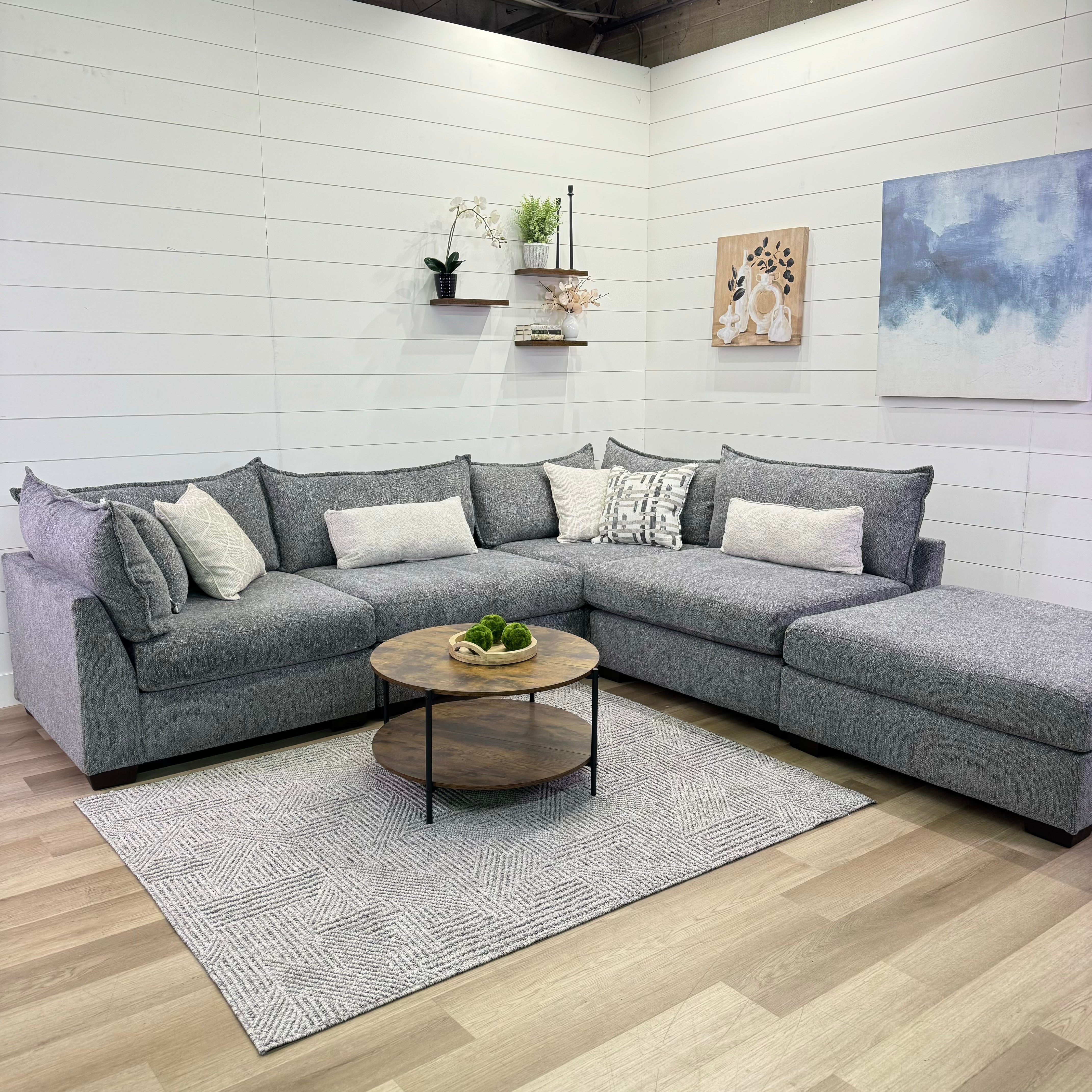 Lounge Modular 5 Piece Sectional