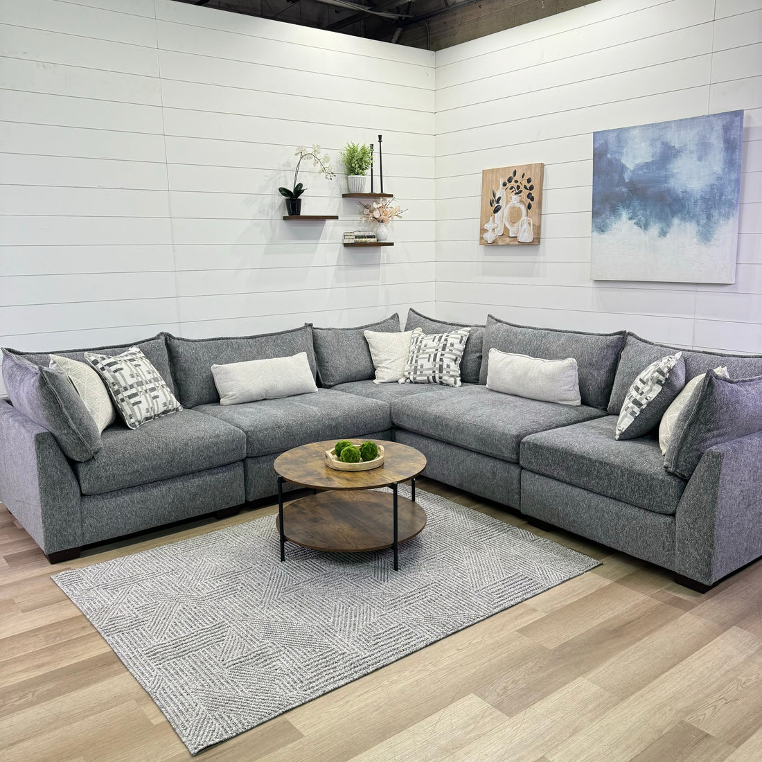 Lounge Modular 6 Piece Sectional Sofa