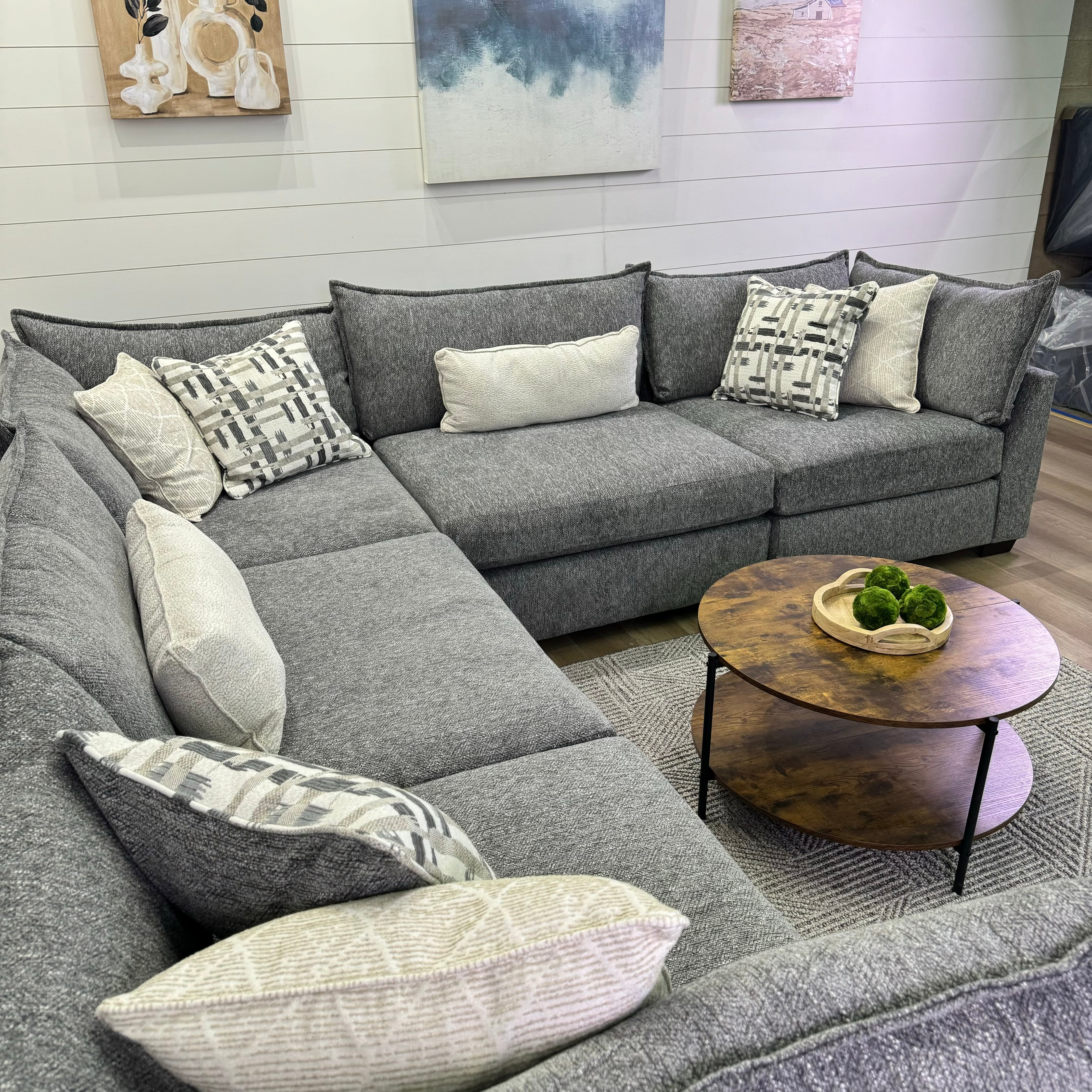 Lounge Modular 6 Piece Sectional Sofa