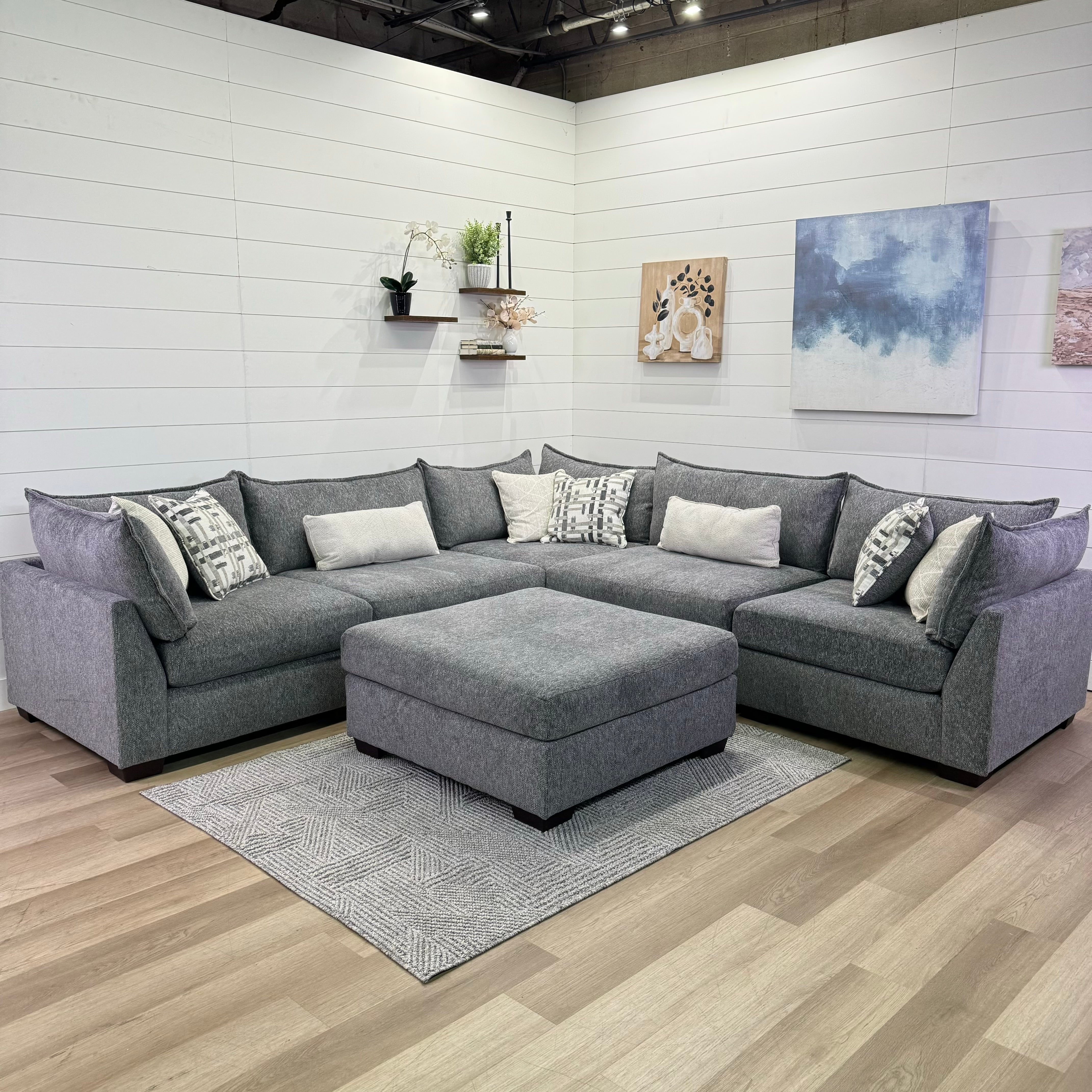 Lounge Modular 6 Piece Sectional Sofa