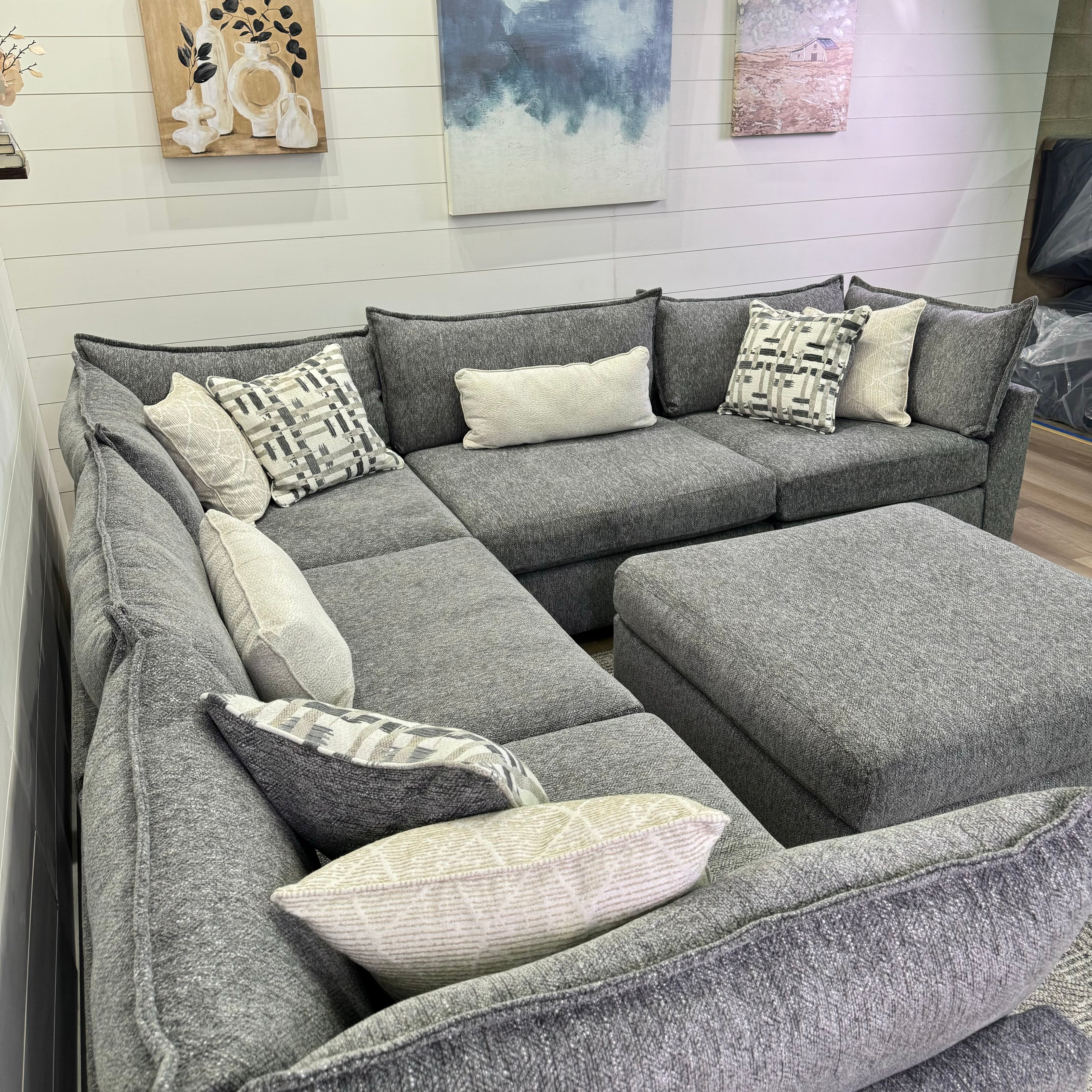 Lounge Modular 6 Piece Sectional Sofa
