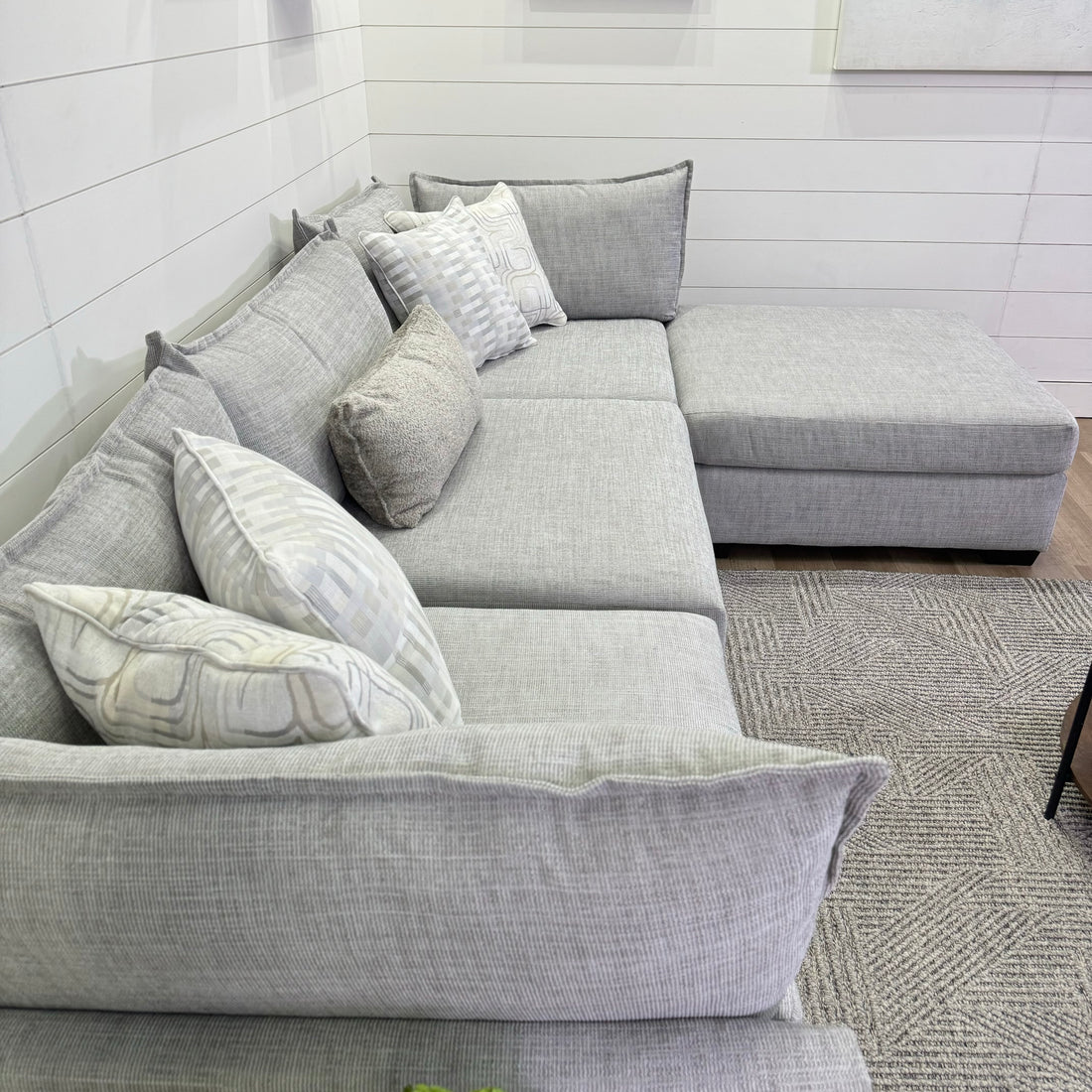 The Lounge Modular 4 Piece Sectional In Beige