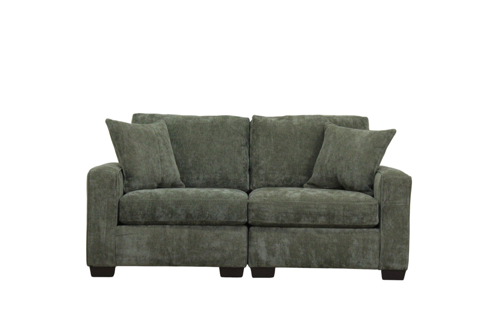 Haven Modular Sectional In Forest Green (Customizable)