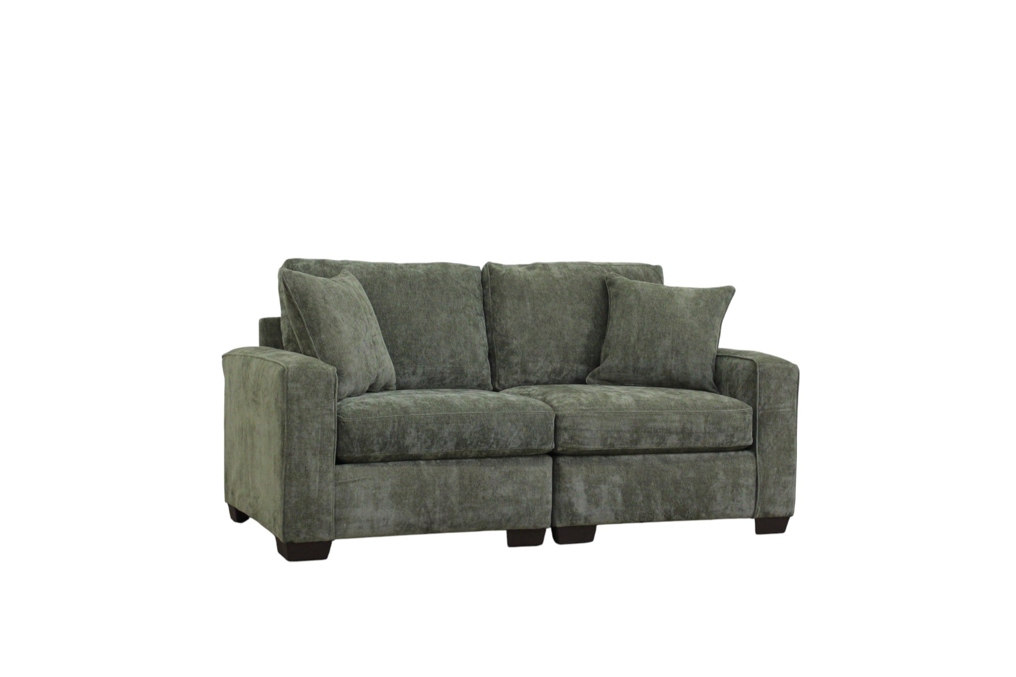 Haven Modular Sectional In Forest Green (Customizable)