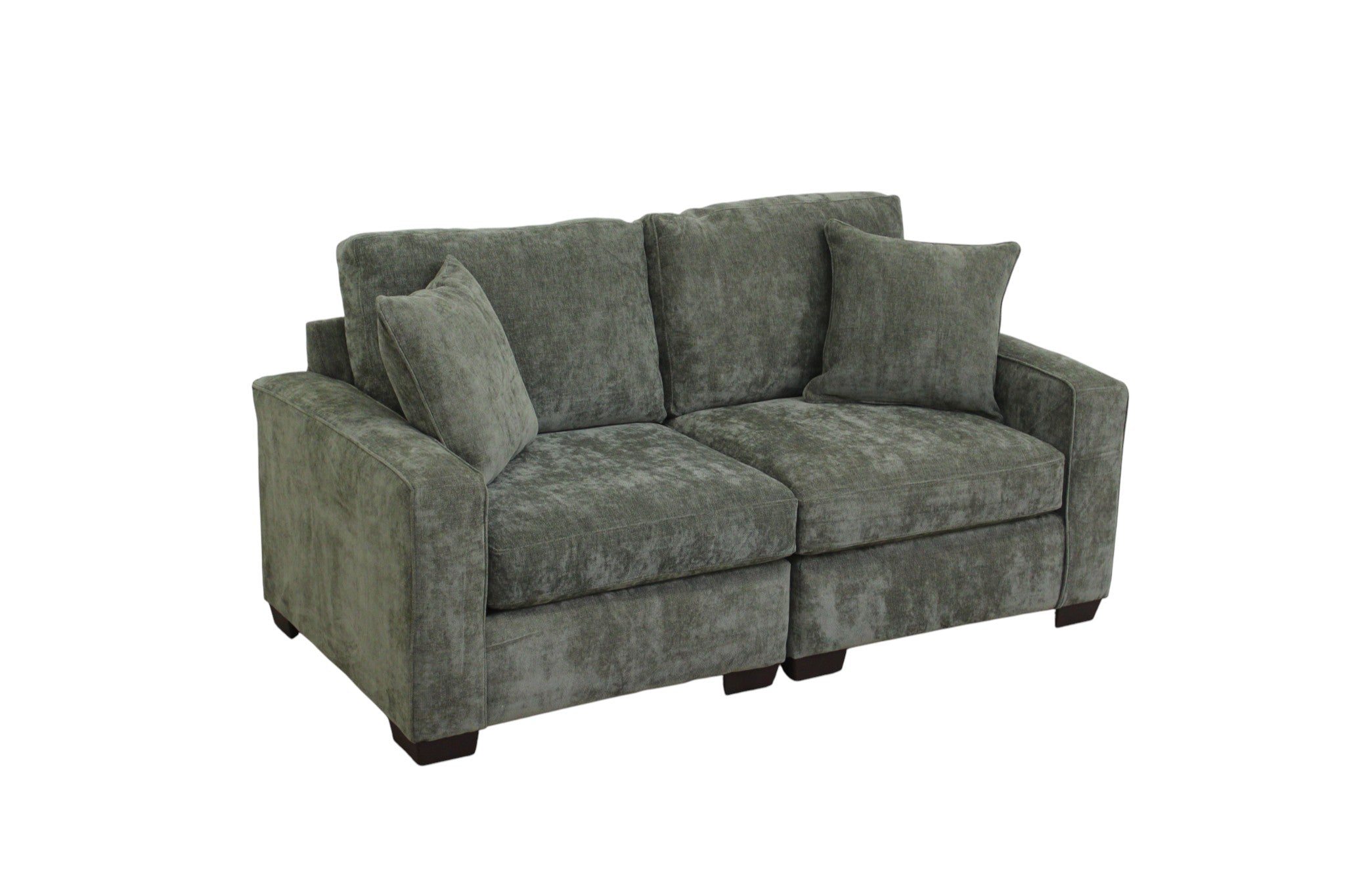 Haven Modular Sectional In Forest Green (Customizable)