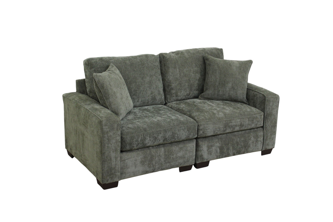 Haven Modular Sectional In Forest Green (Customizable)