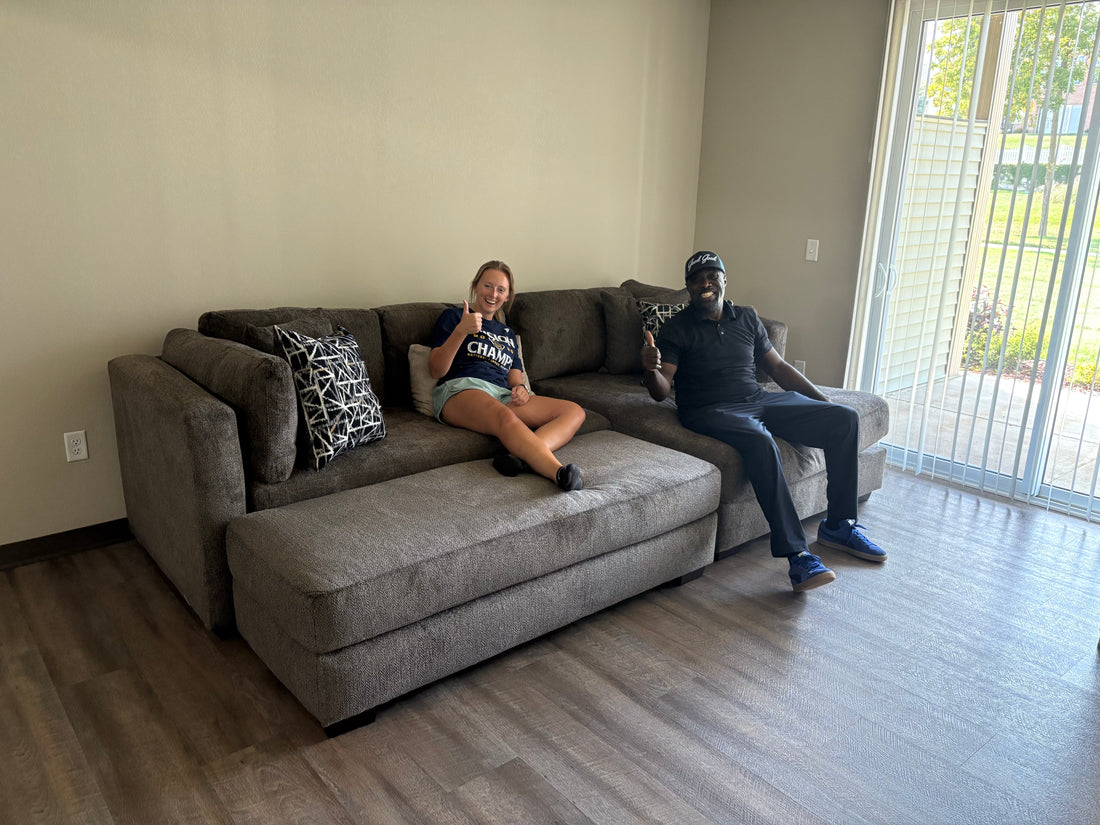 Bruce Oversized Chaise Sectional W Optional Ottoman