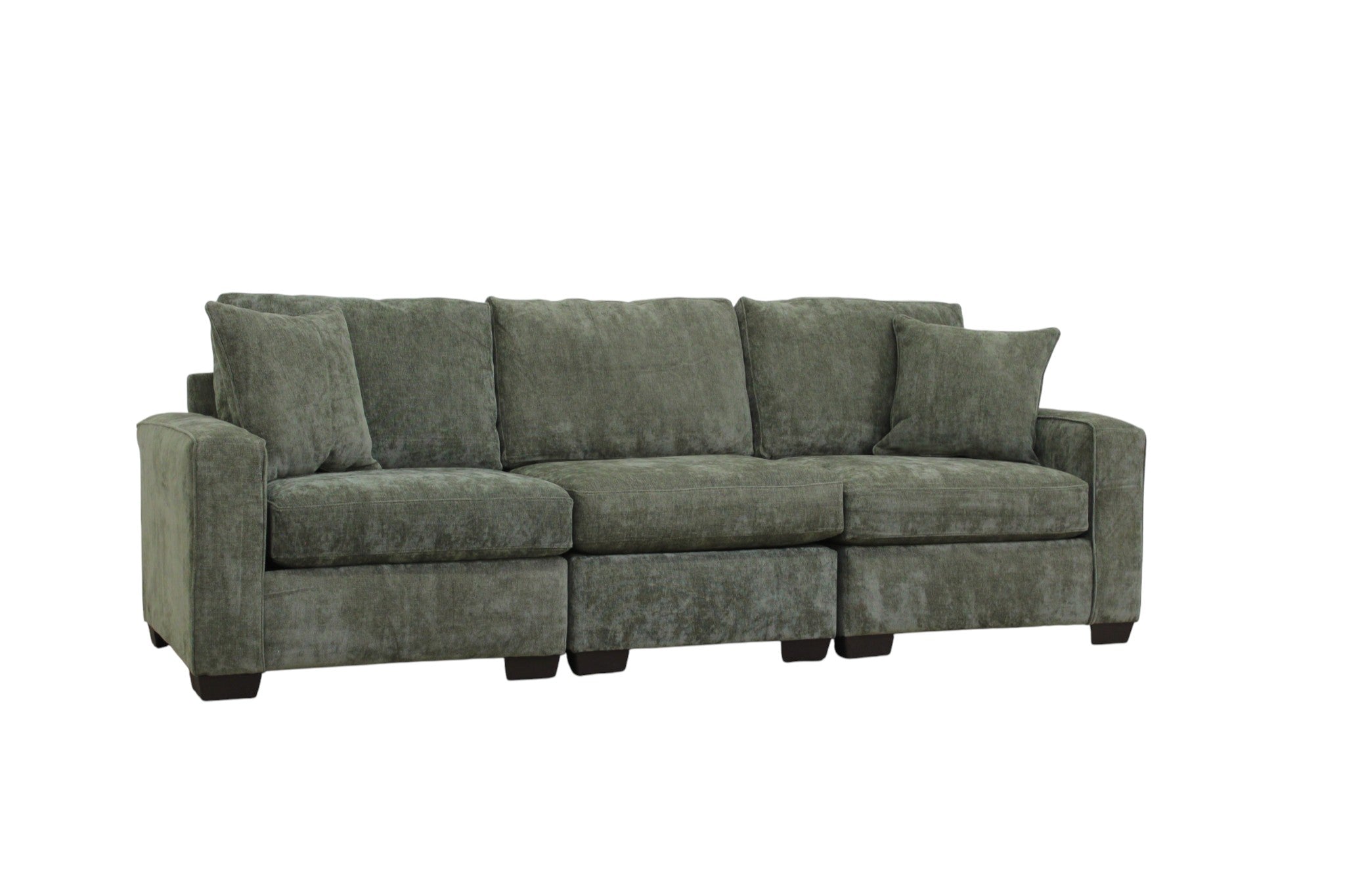 Haven Modular Sectional In Forest Green (Customizable)