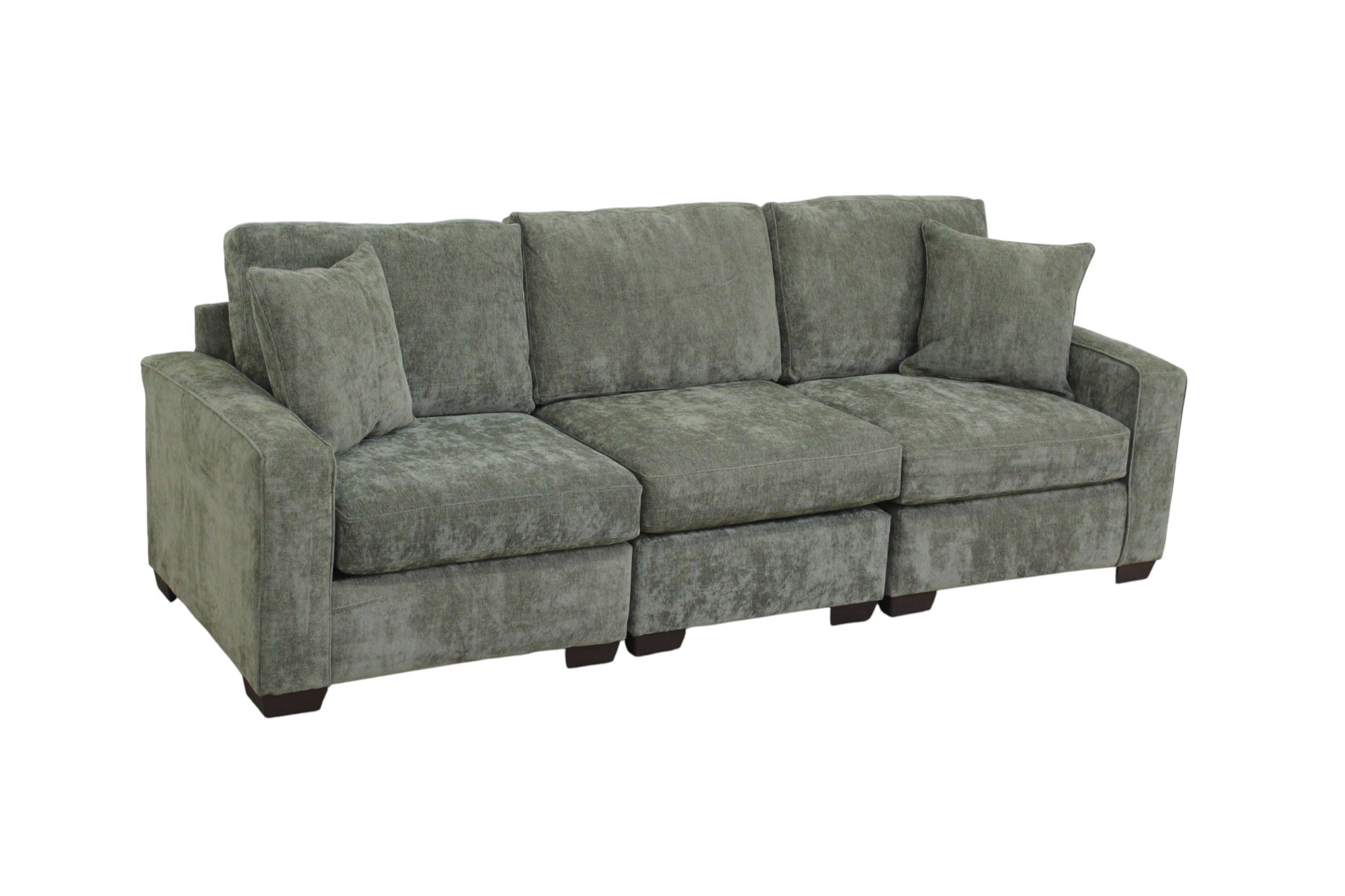 Haven Modular Sectional In Forest Green (Customizable)
