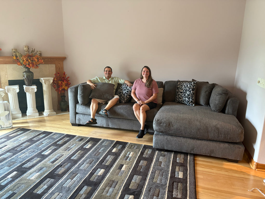 Bruce Oversized Chaise Sectional W Optional Ottoman