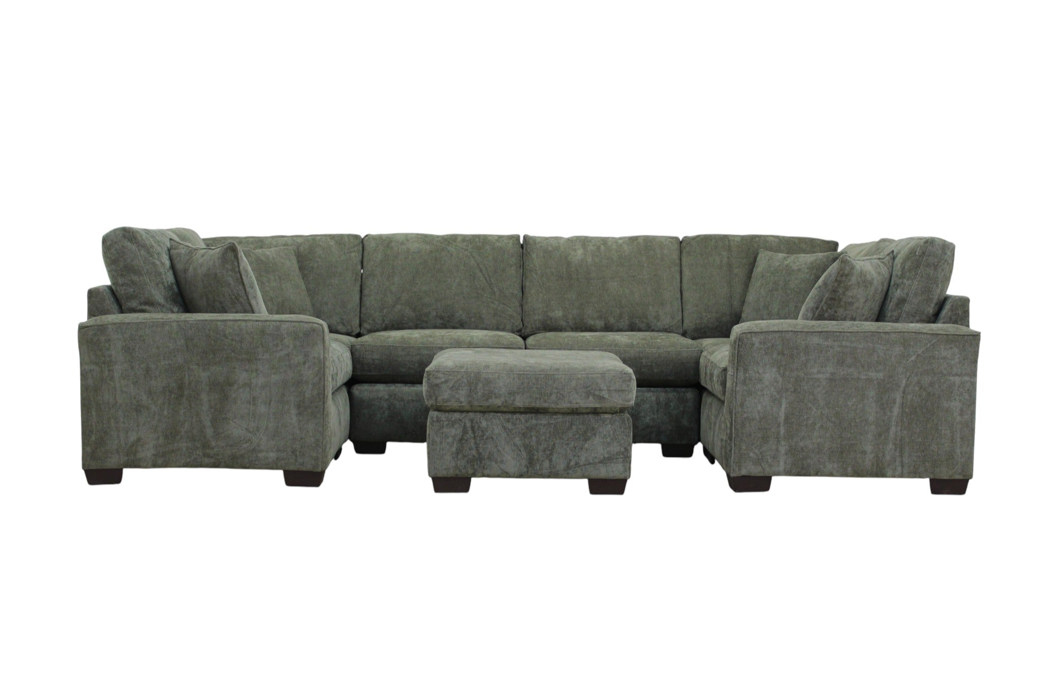Haven Modular Sectional In Forest Green (Customizable)