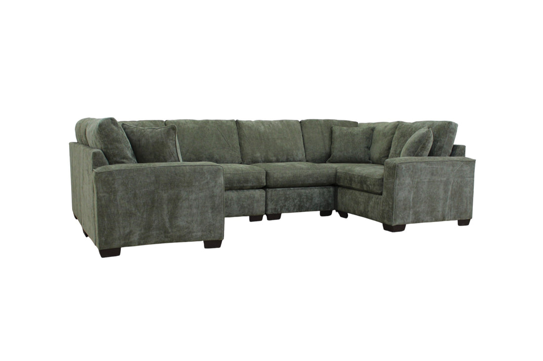 Haven Modular 6 Seat U Shape Sectional (Customizable) (Pit)