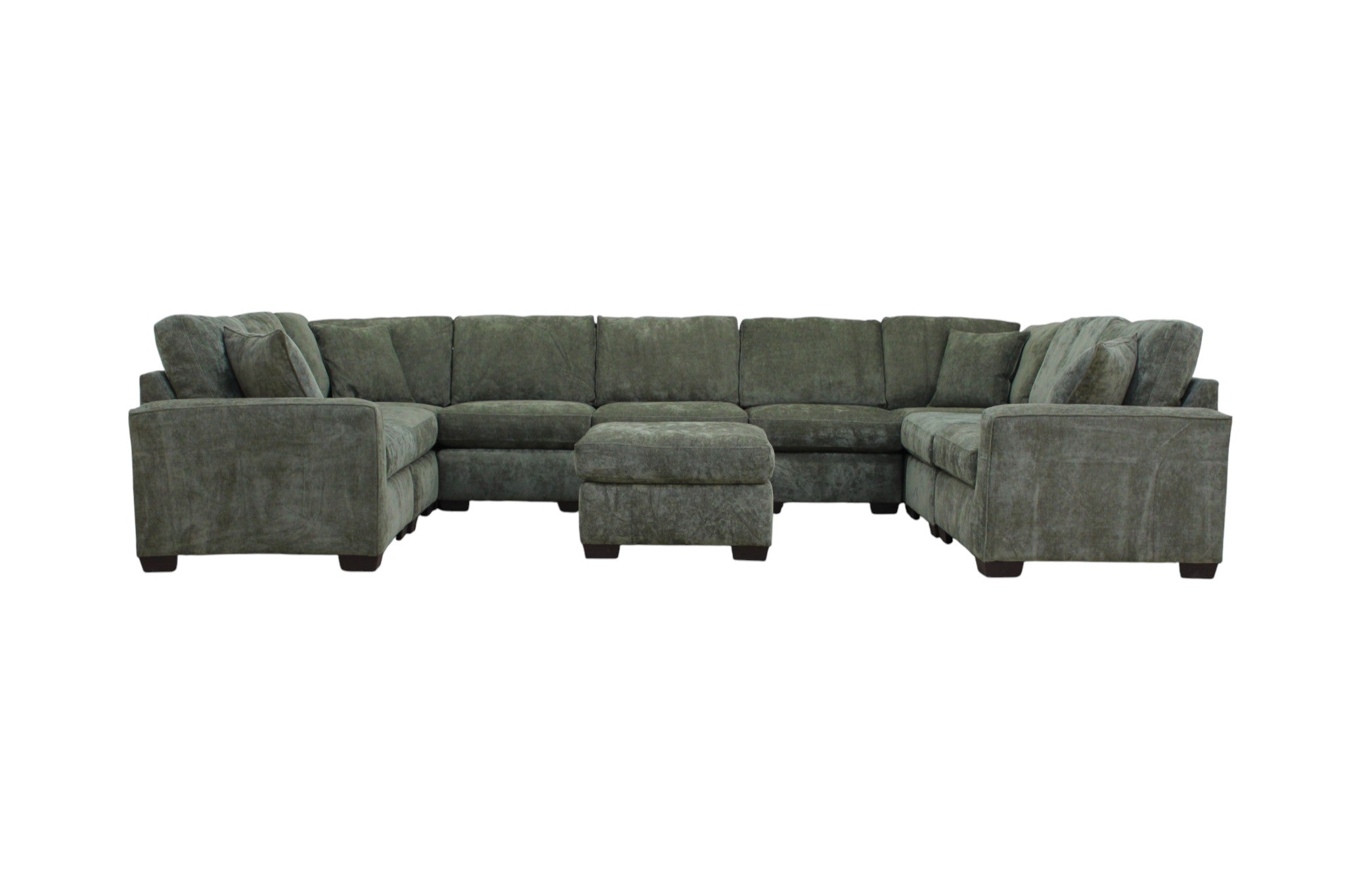 Haven Modular Sectional In Forest Green (Customizable)
