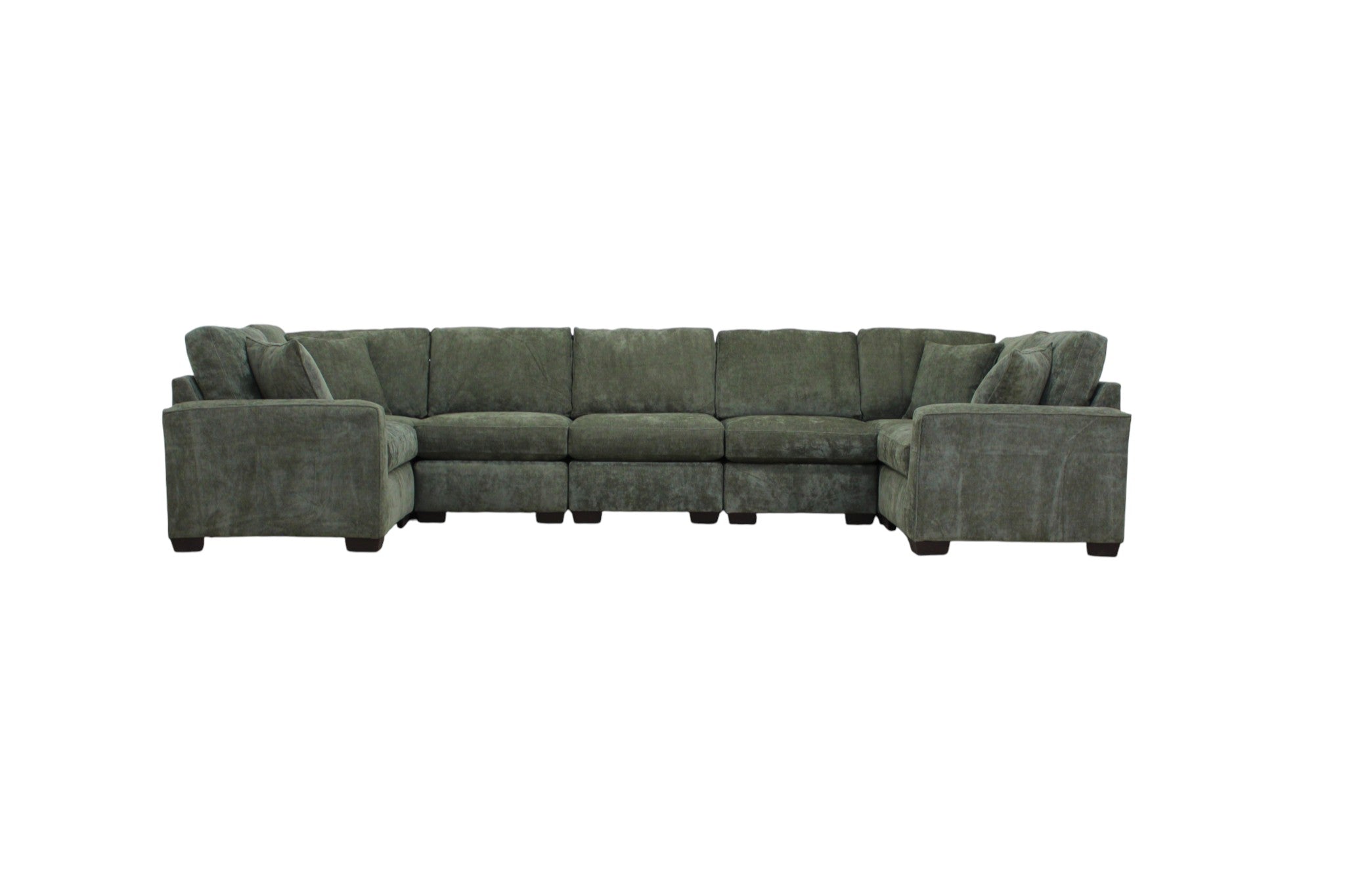 Haven Modular Sectional In Forest Green (Customizable)