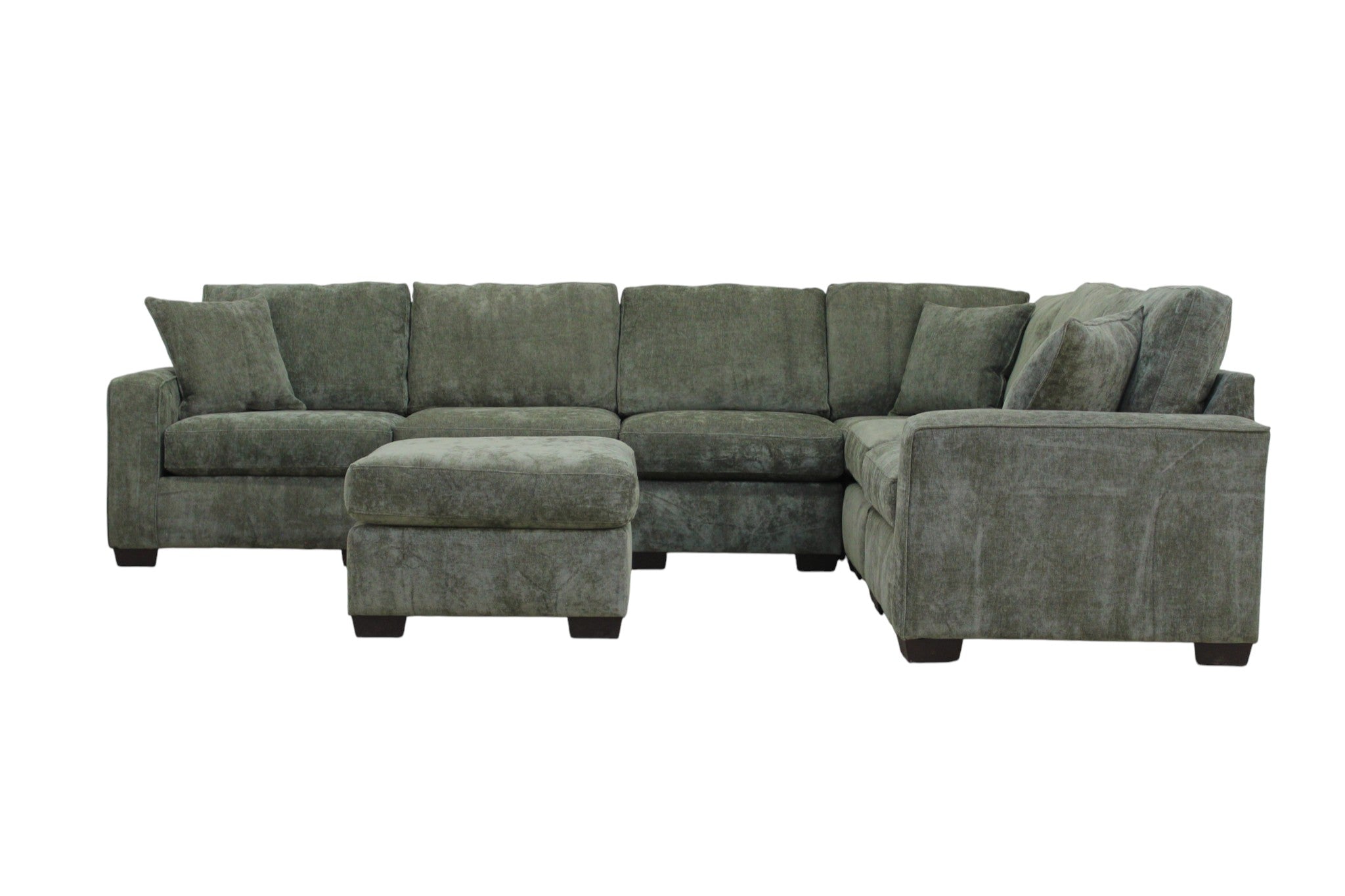Haven Modular Sectional In Forest Green (Customizable)
