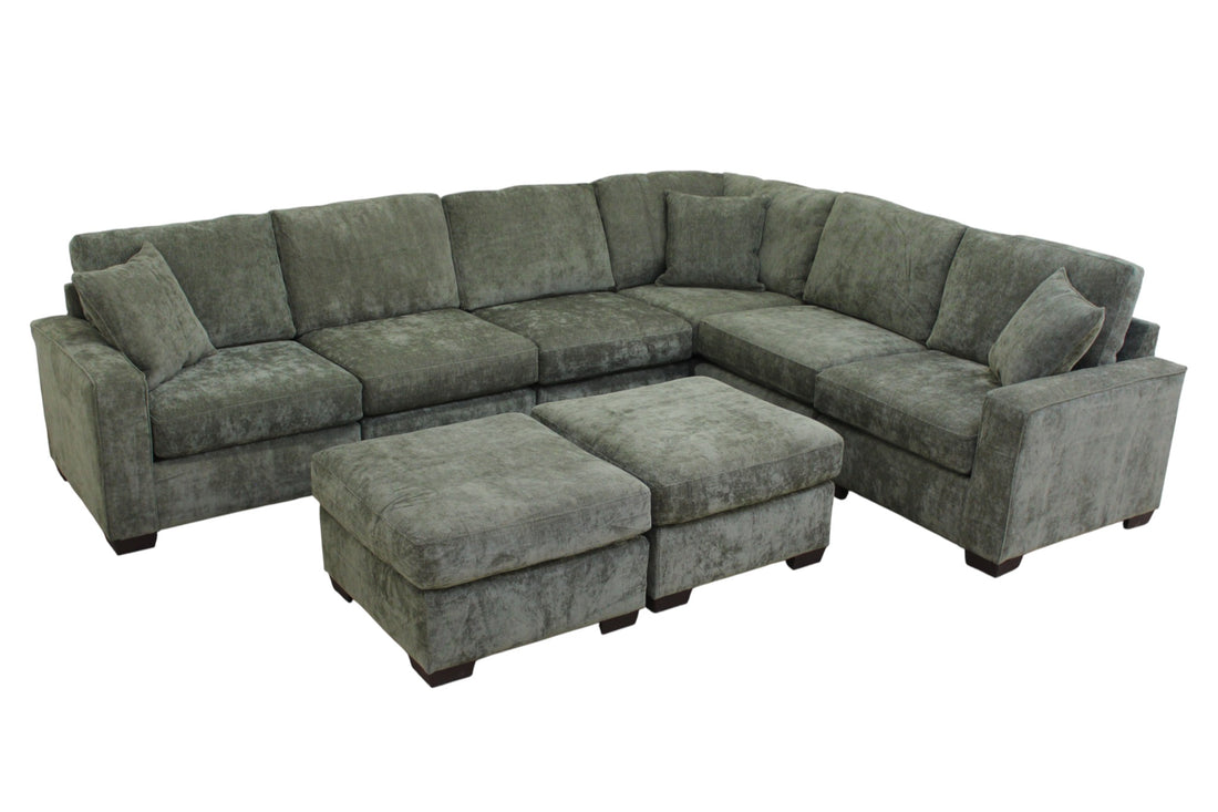 Haven Modular 6 Seat L Shape Sectional (Customizable)