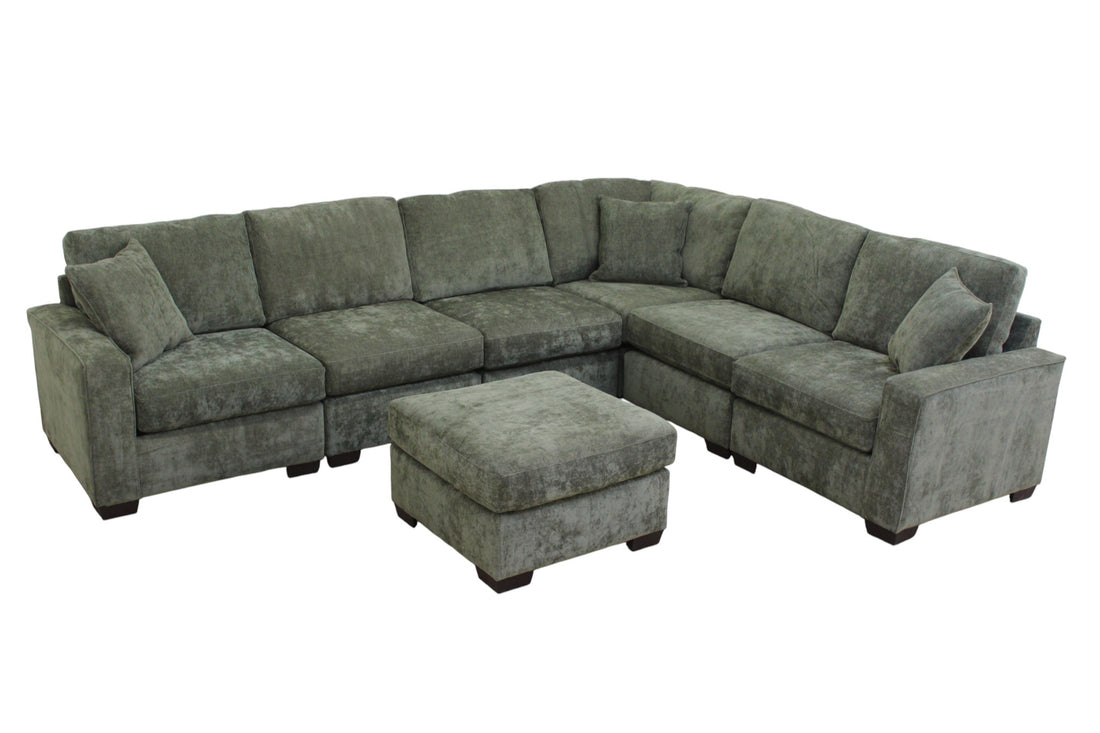 Haven Modular 6 Seat L Shape Sectional (Customizable)