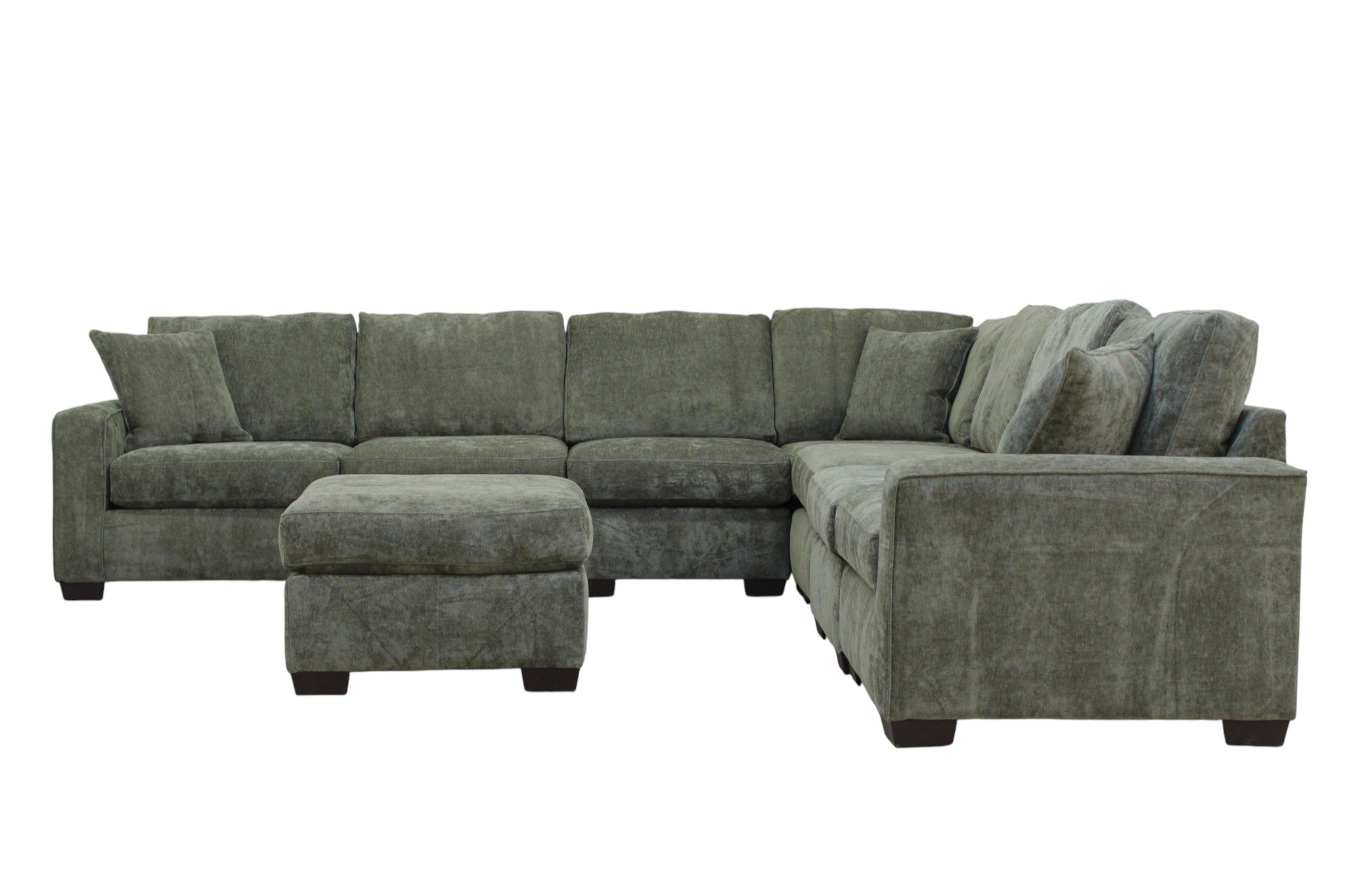 Haven Modular Sectional In Forest Green (Customizable)