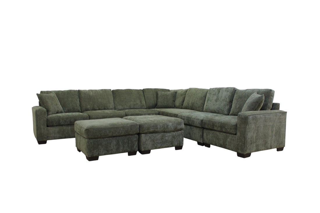 Haven Modular 7 Seat L Shape Sectional (Customizable)