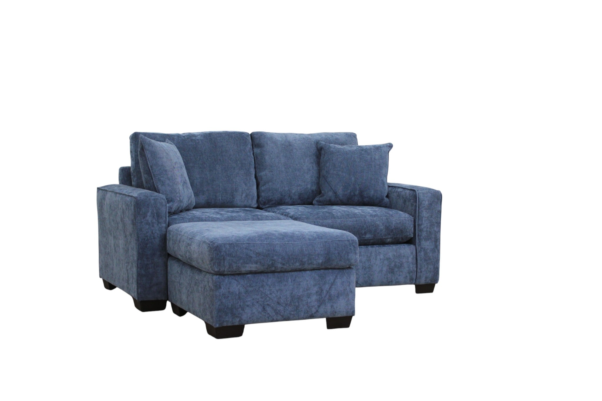 Haven Modular Sectional In Slate Blue (Customizable)
