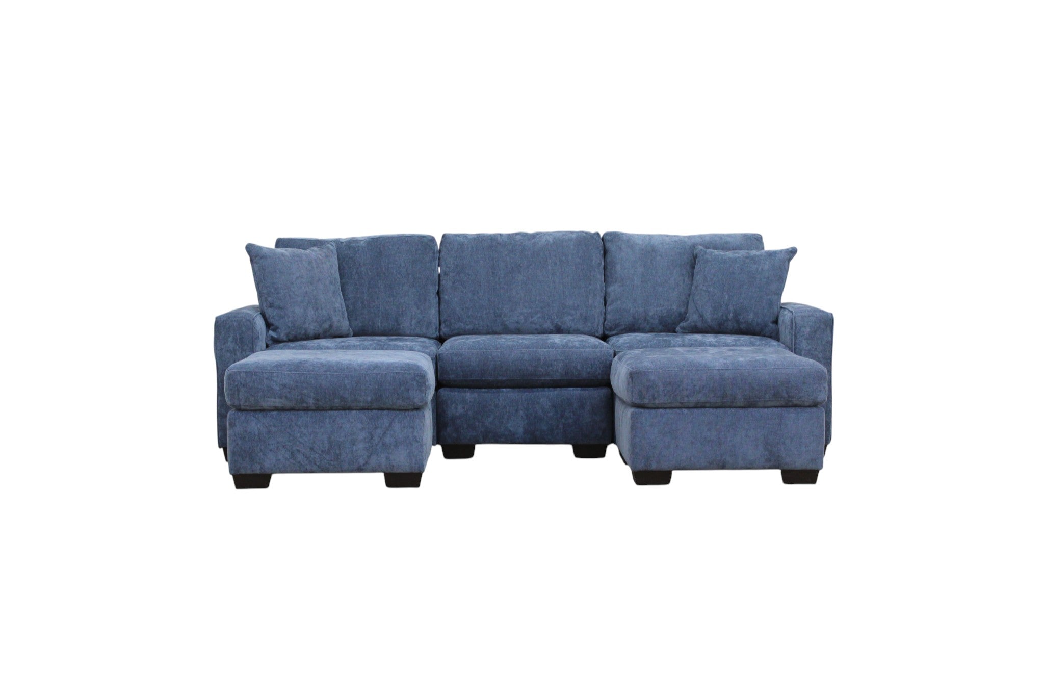 Haven Modular Sectional In Slate Blue (Customizable)