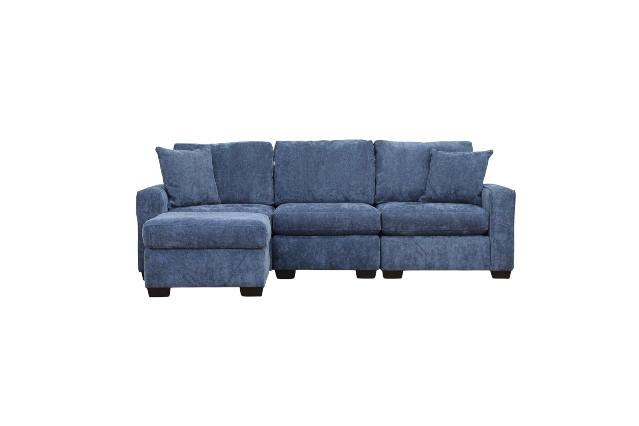 Haven Modular Sectional In Slate Blue (Customizable)
