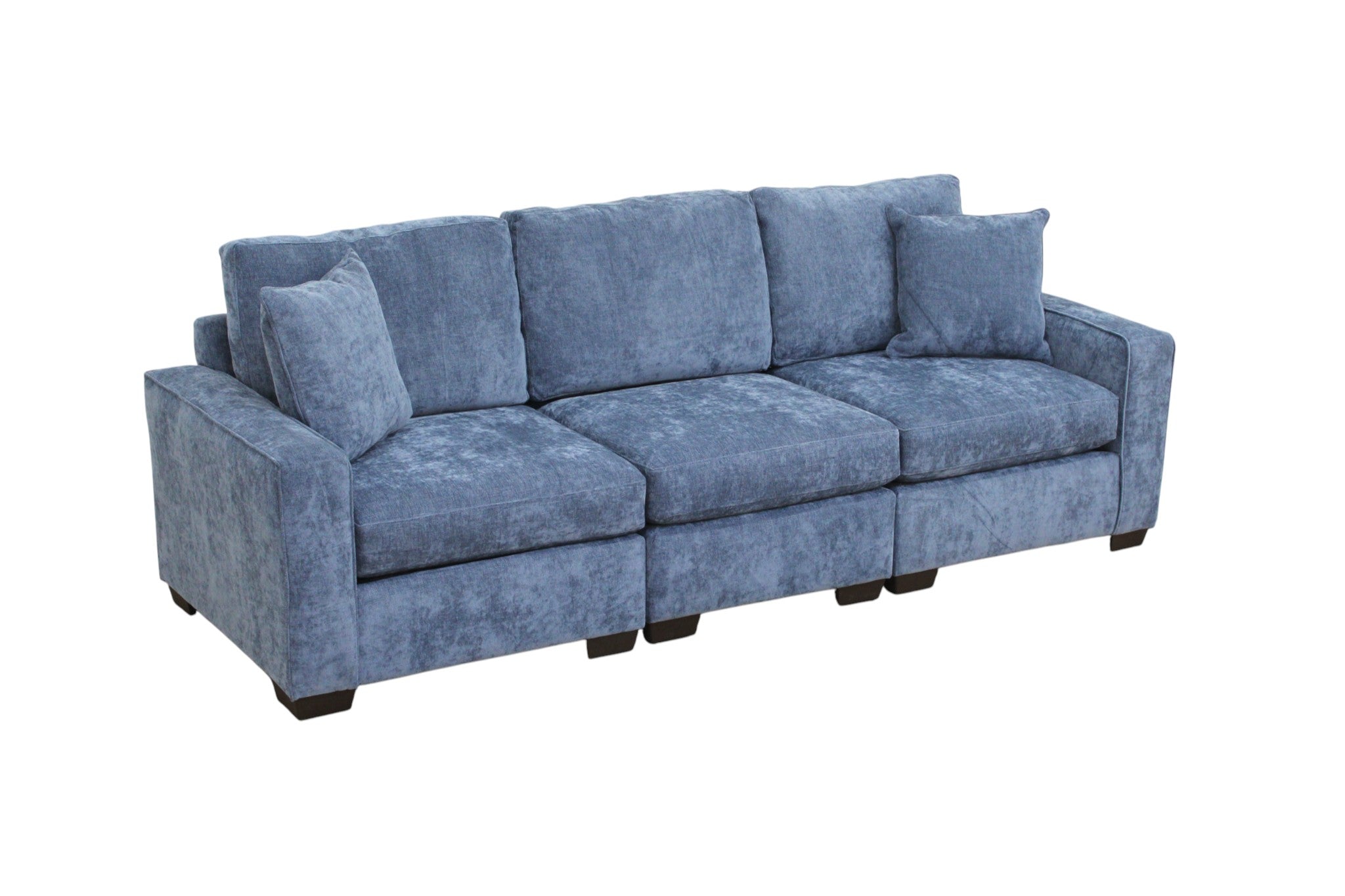 Haven Modular Sectional In Slate Blue (Customizable)