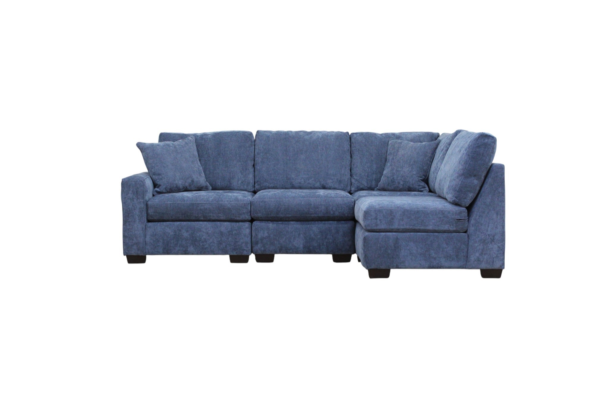 Haven Modular Sectional In Slate Blue (Customizable)