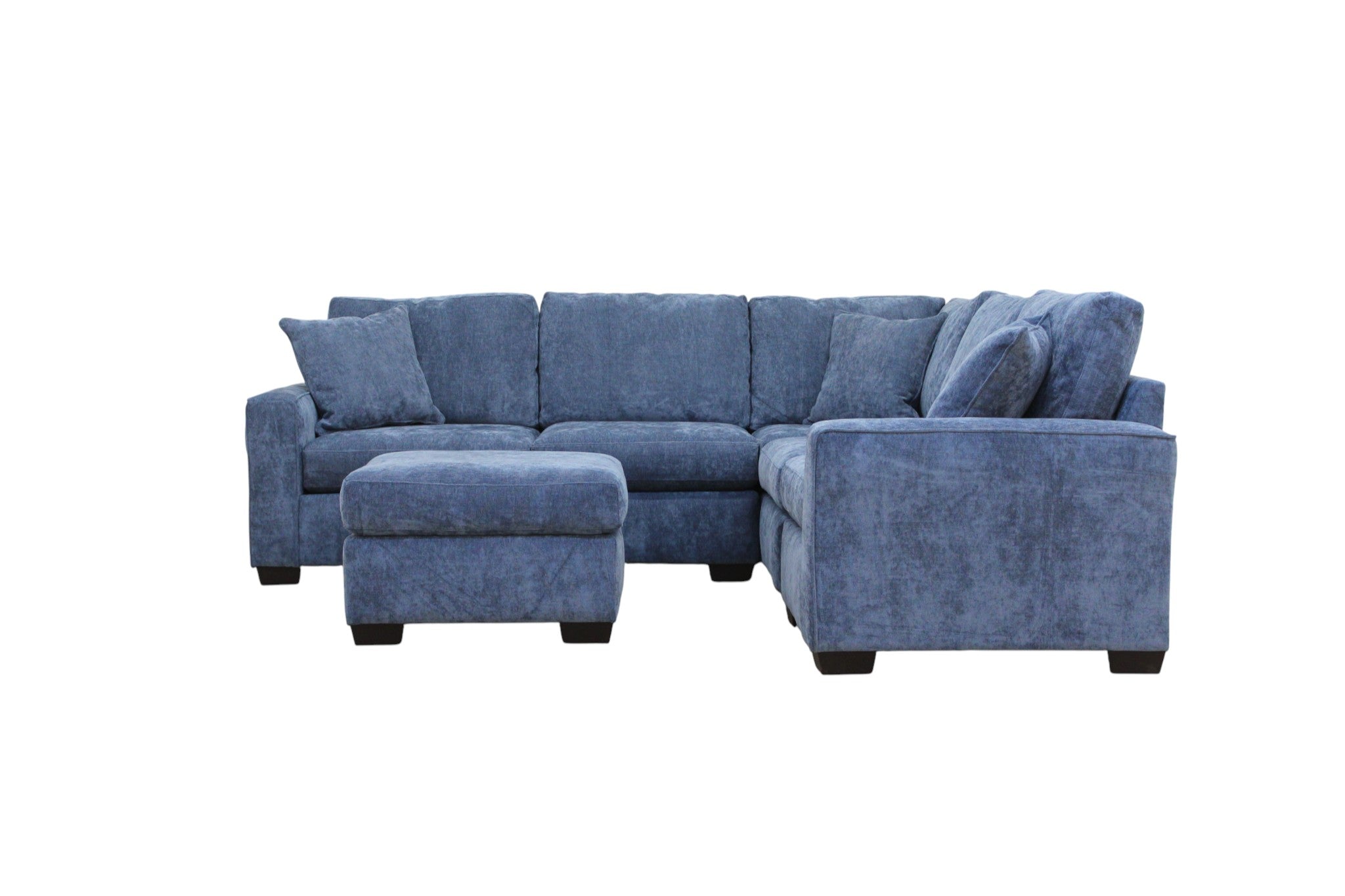 Haven Modular Sectional In Slate Blue (Customizable)