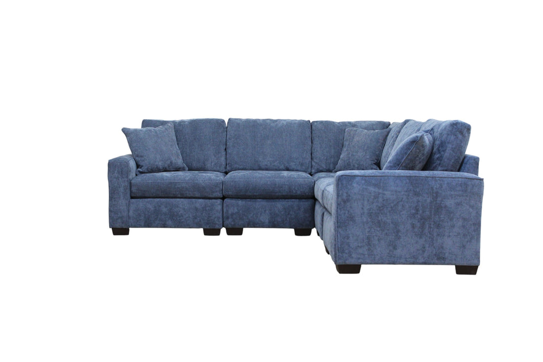 Haven Modular Sectional In Slate Blue (Customizable)