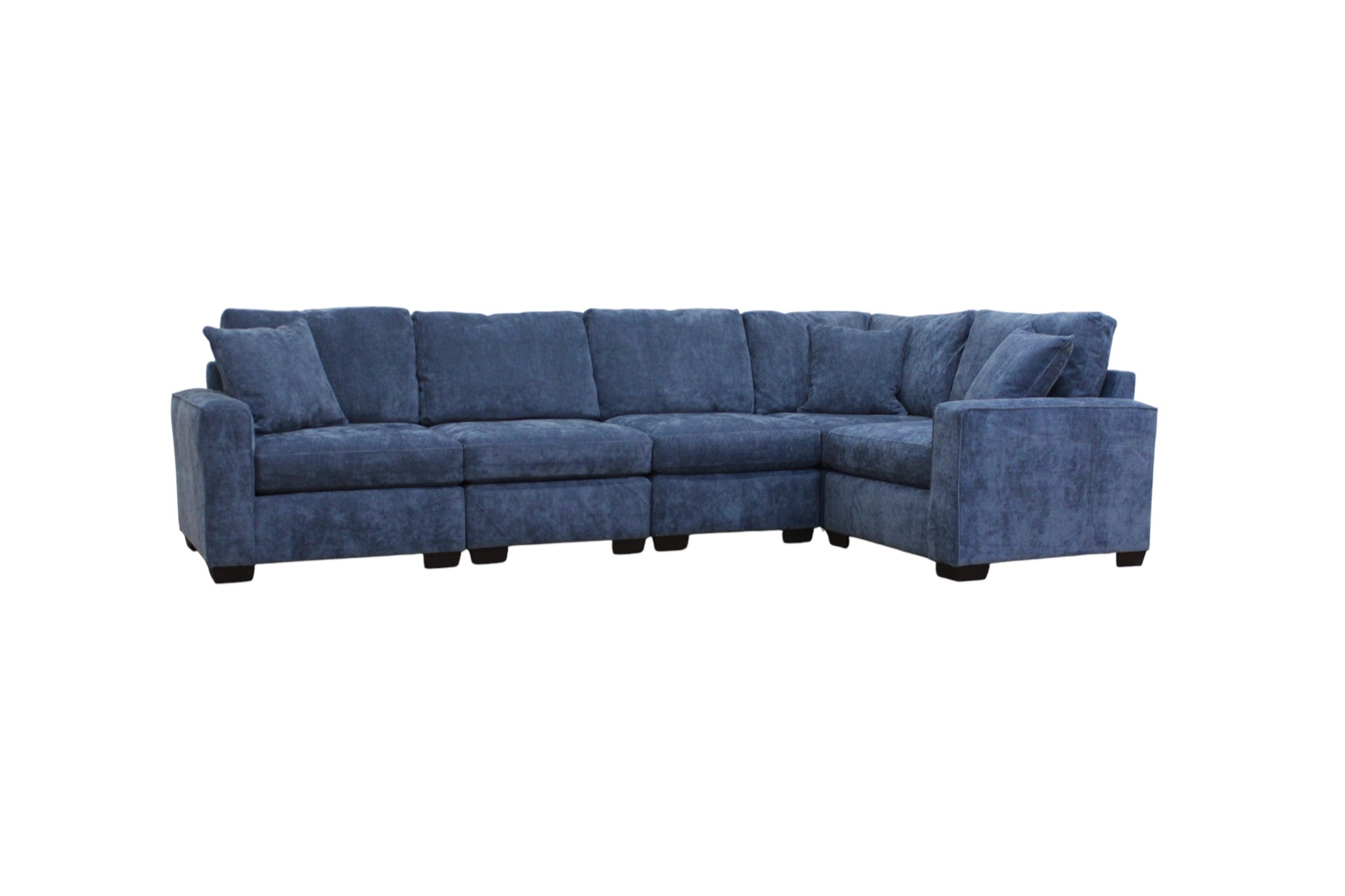 Haven Modular Sectional In Slate Blue (Customizable)