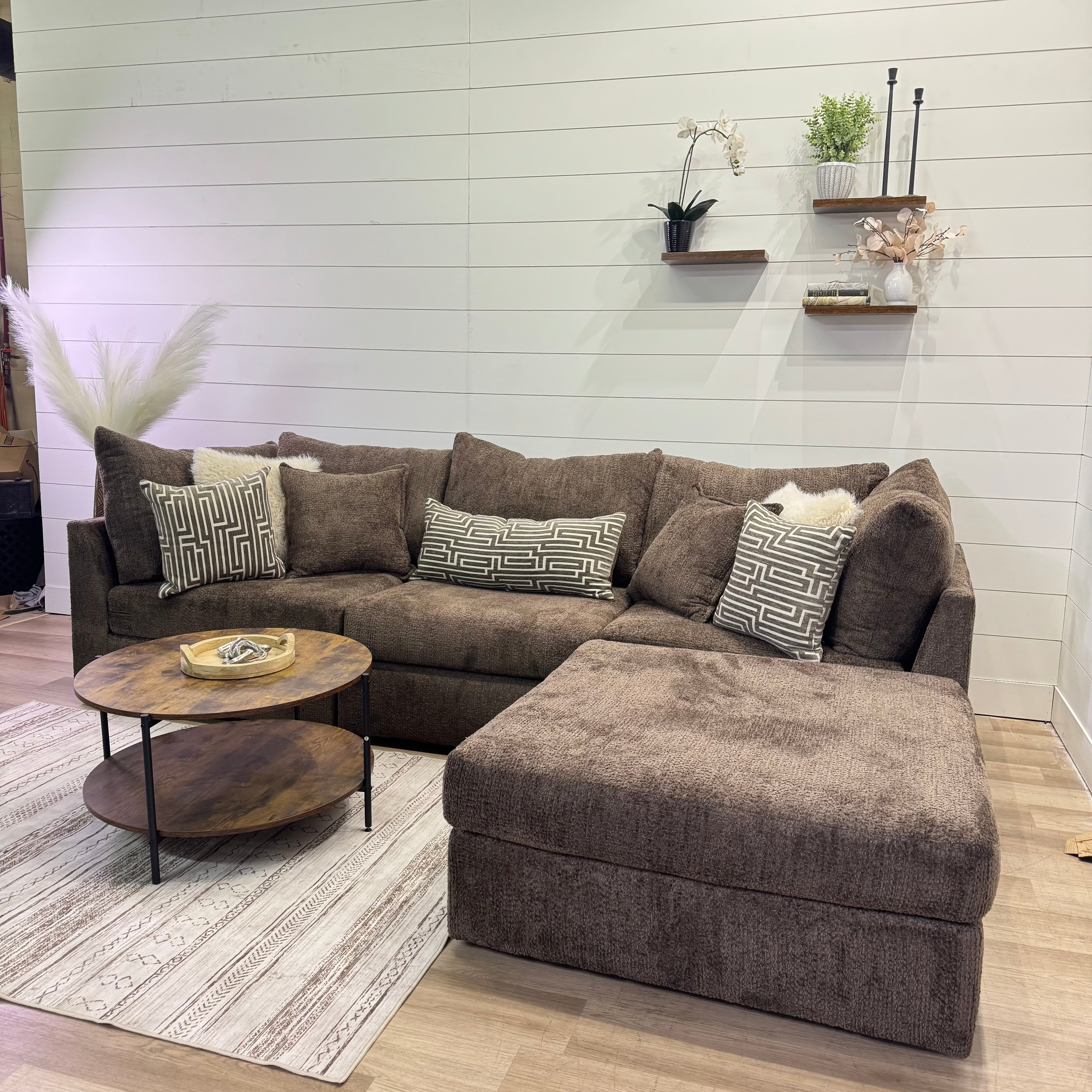 Bennet Modular Chocolate 4 Piece Sectional